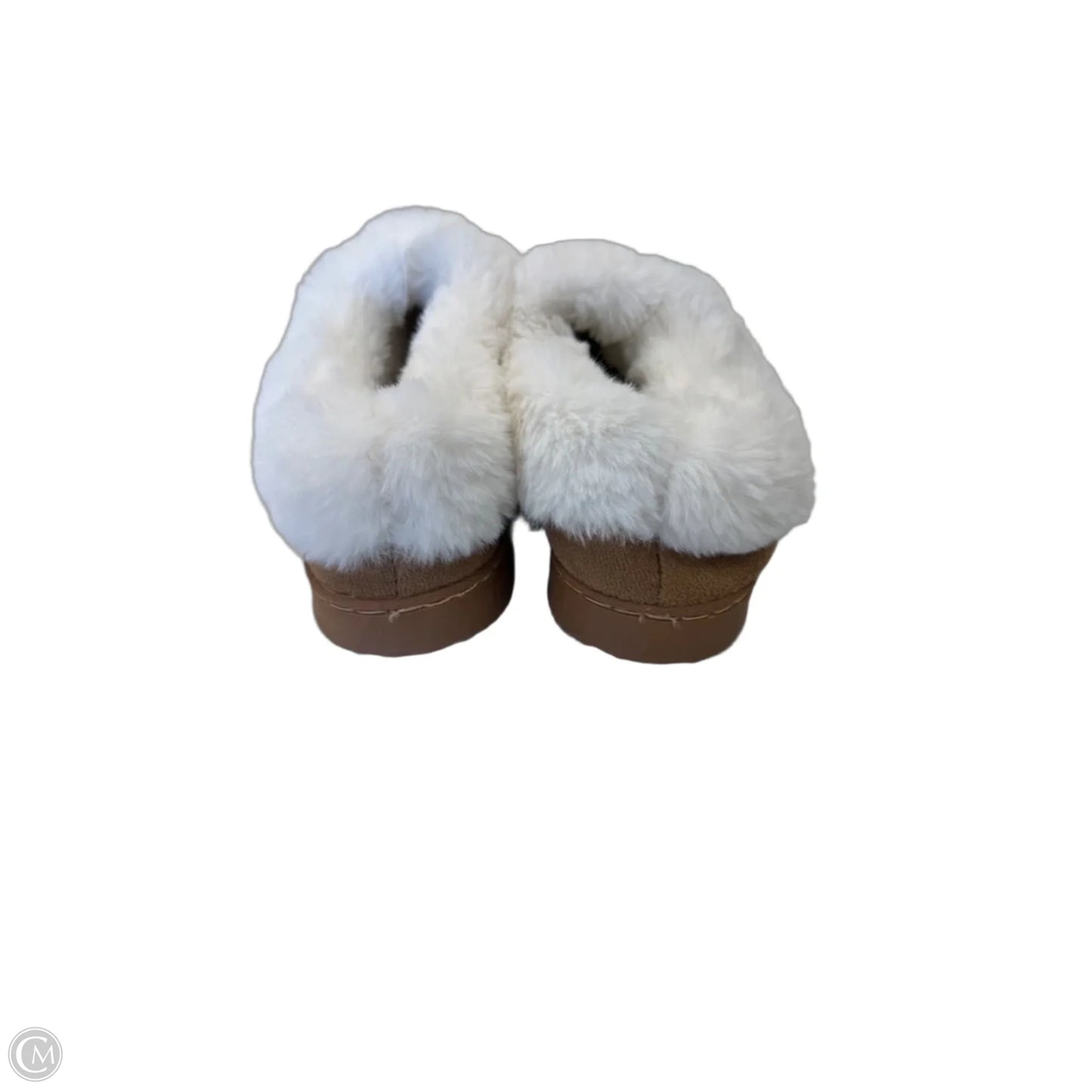 Shoes Flats By Clothes Mentor In Brown & White, Size: 7