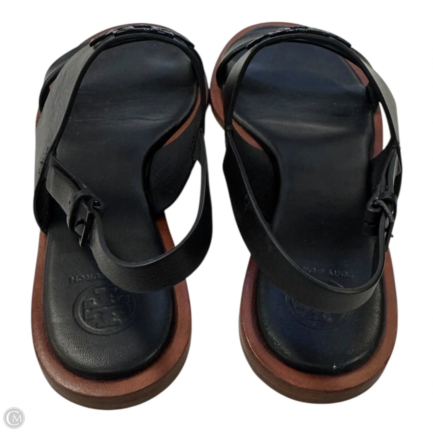 Sandals Designer By Tory Burch In Black, Size: 10