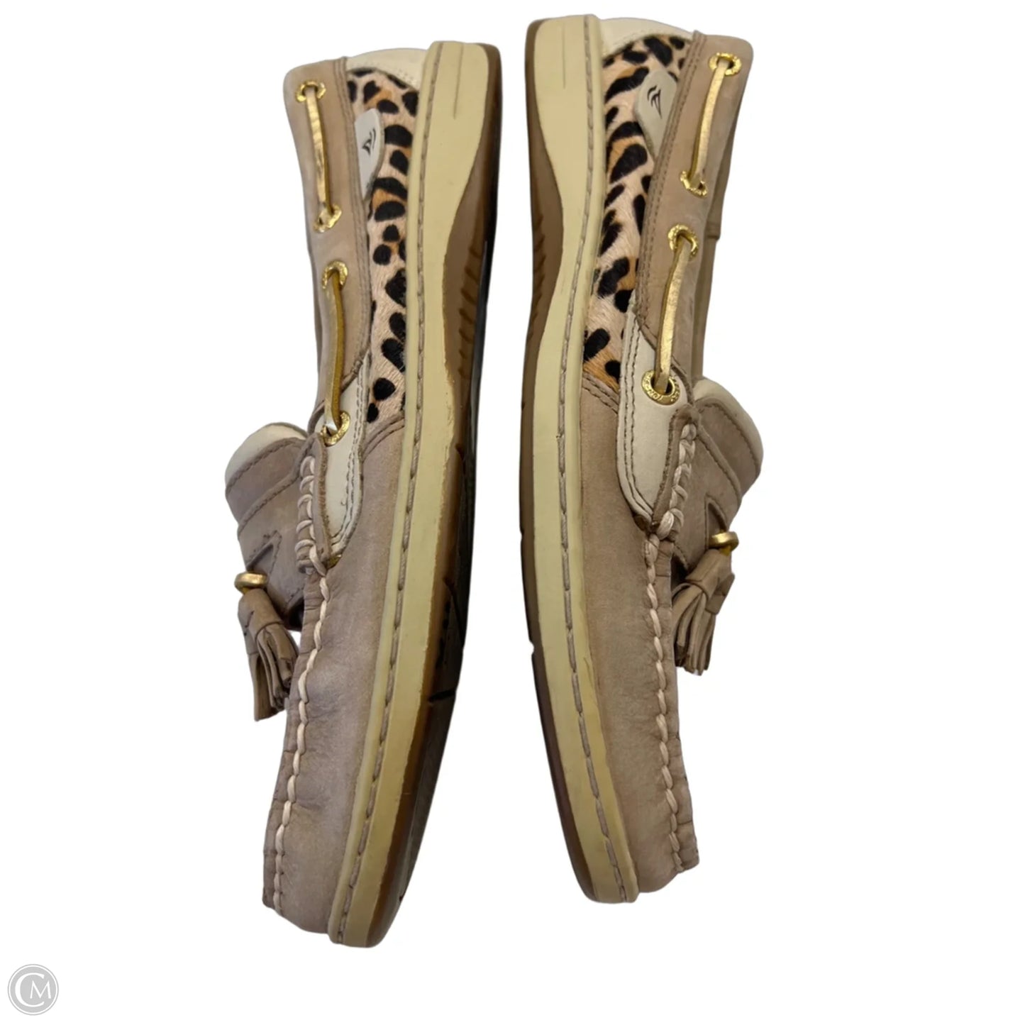 Sandals Heels Wedge By Sperry In Beige, Size: 9.5