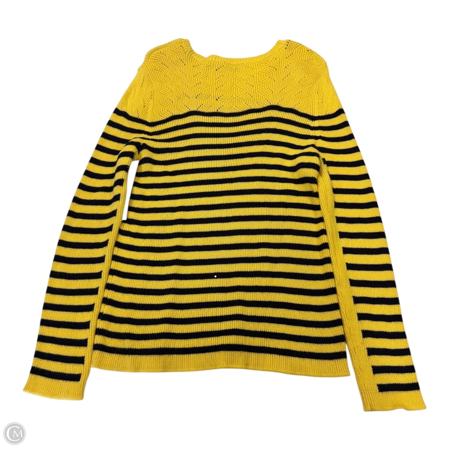 Sweater By Talbots In Striped, Size: Petite Xl