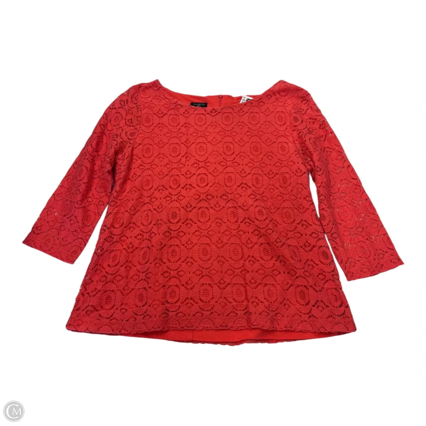 Top Short Sleeve By Curio In Red, Size: M