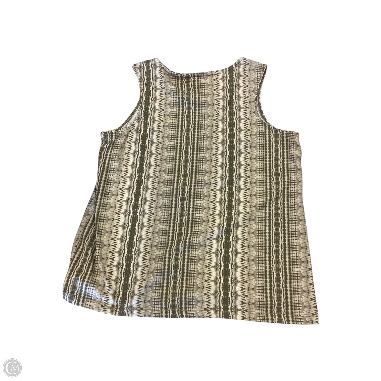 Top Sleeveless By Coral Bay In Green, Size: Petite L