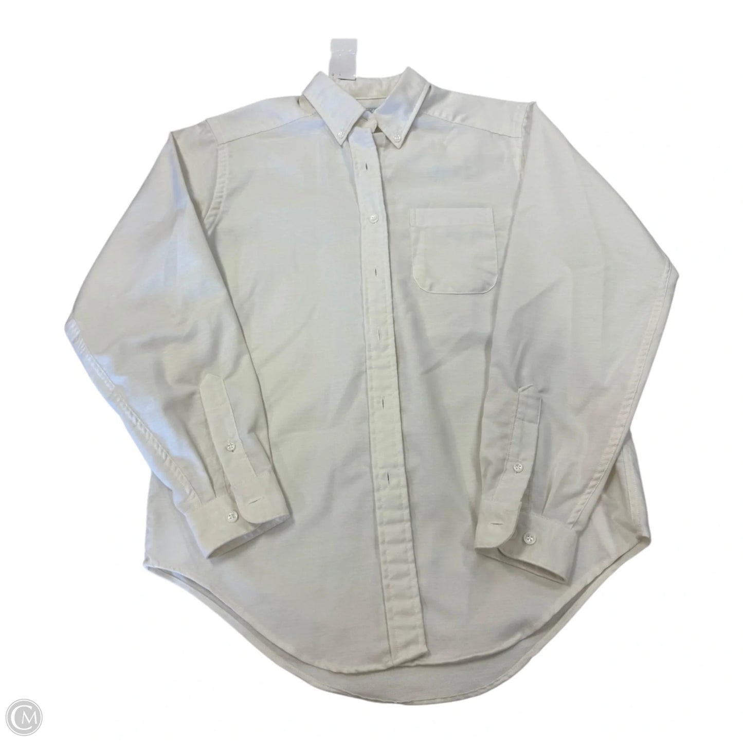 Top Long Sleeve By Lands End In White, Size: 4p