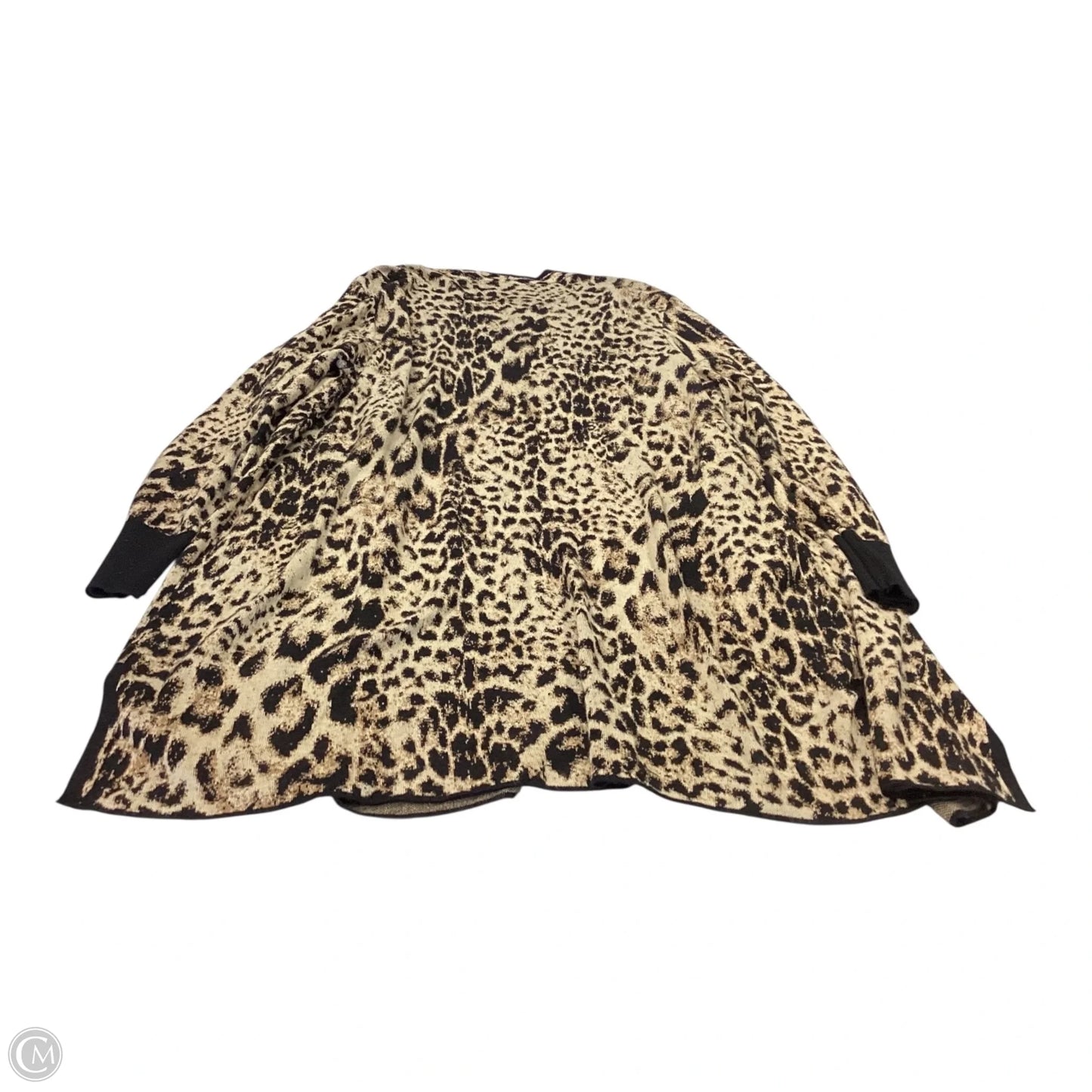 Cardigan By Chicos In Animal Print, Size: Xl