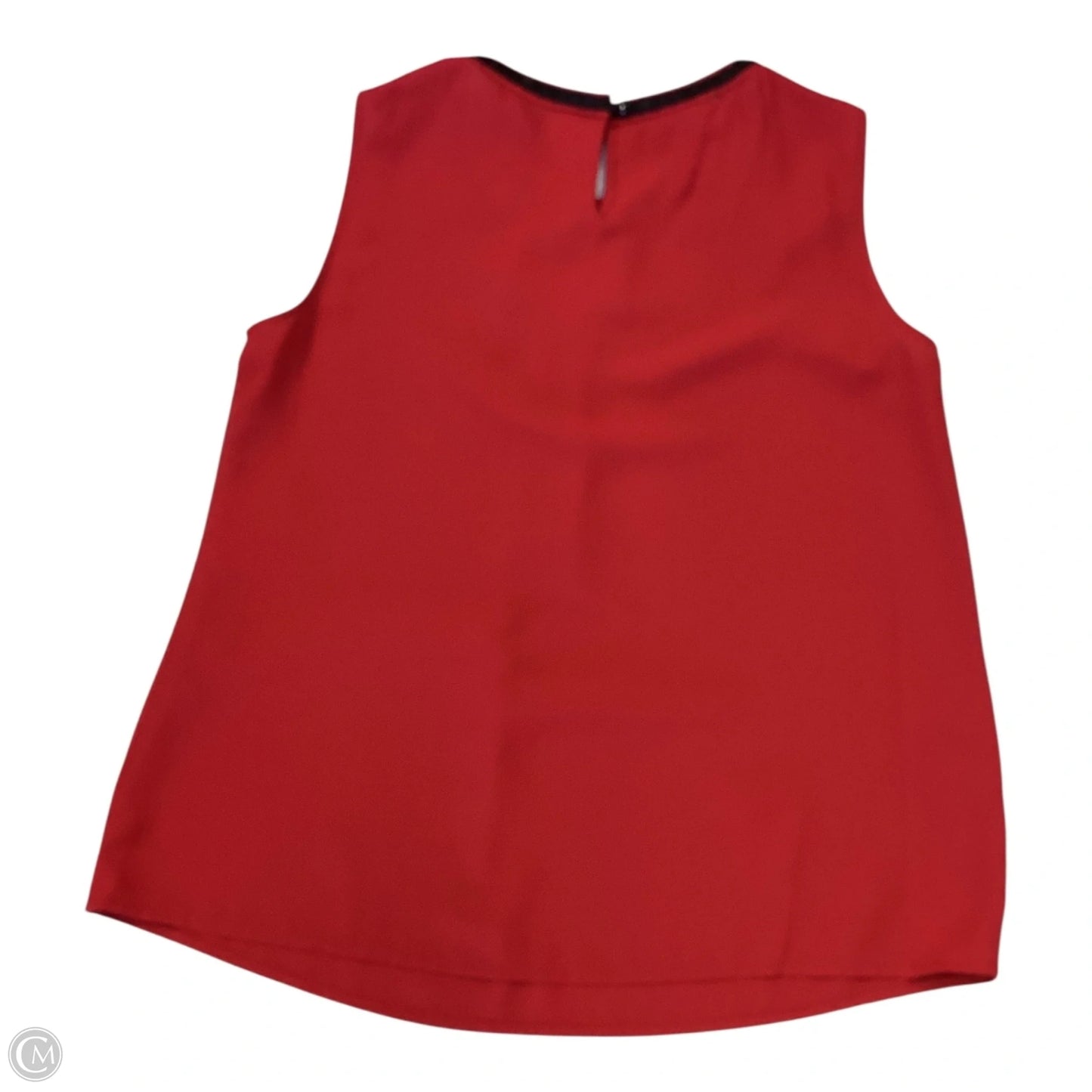 Top Sleeveless By Nine West In Red, Size: M
