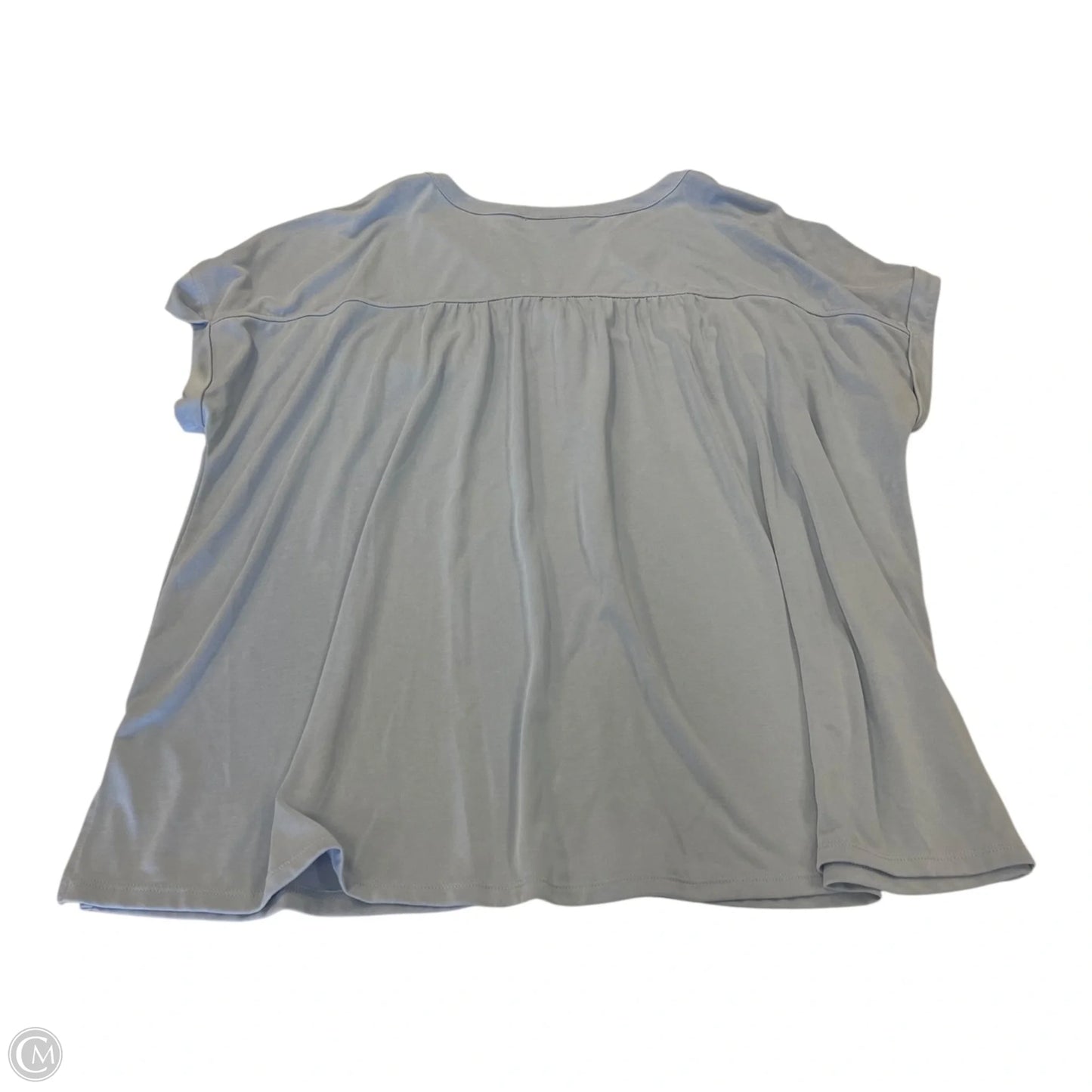 Top Short Sleeve By J. Jill In Blue, Size: 3x