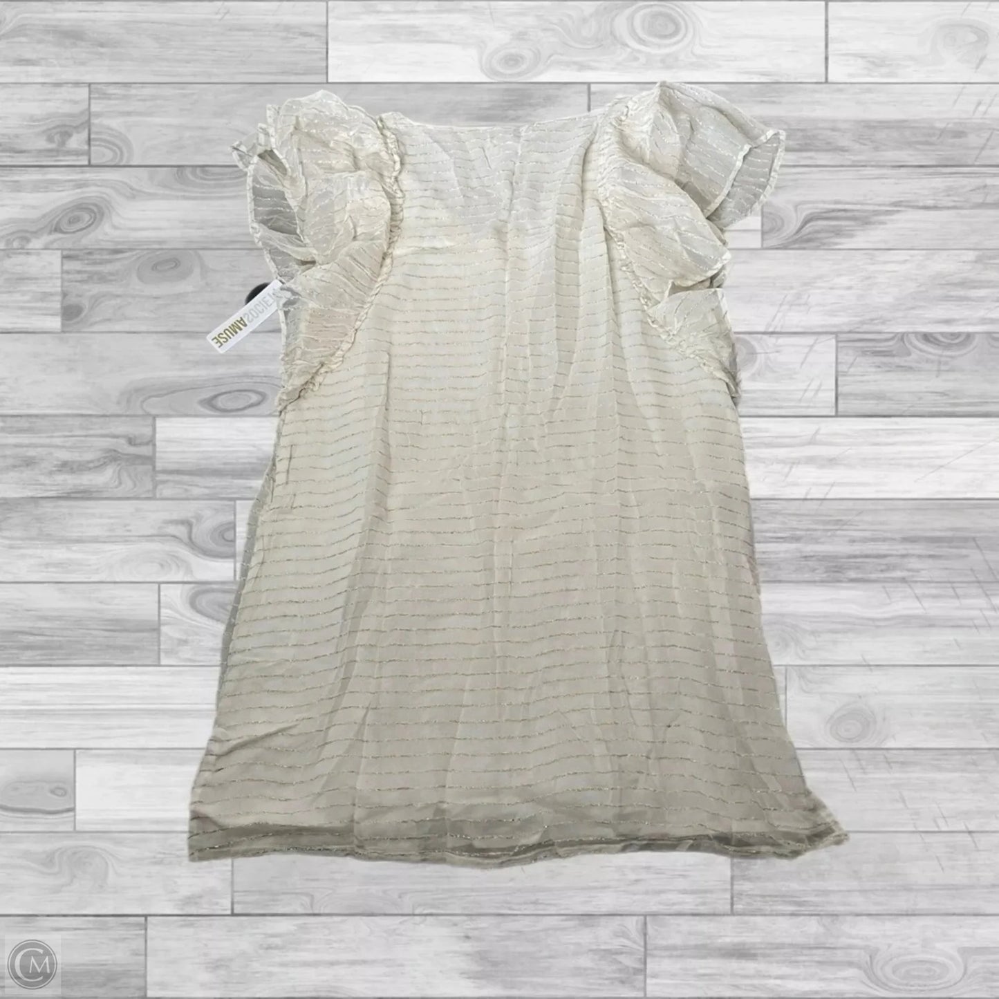 Dress Casual Short By Cmc In Cream, Size: L