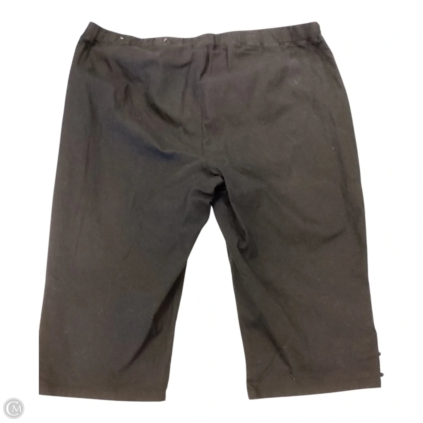 Capris By Catherines In Black, Size: 24