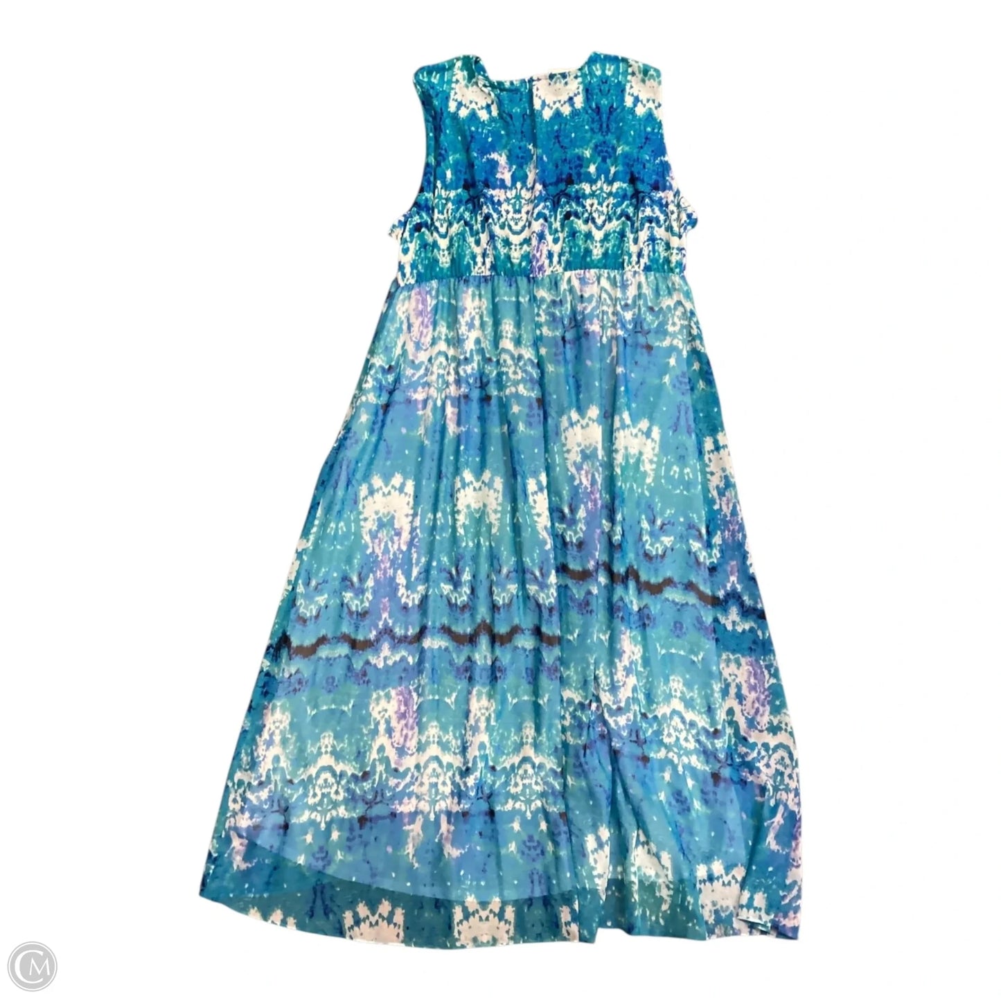 Dress Casual Maxi By Kate & Mallory In Blue, Size: 3x