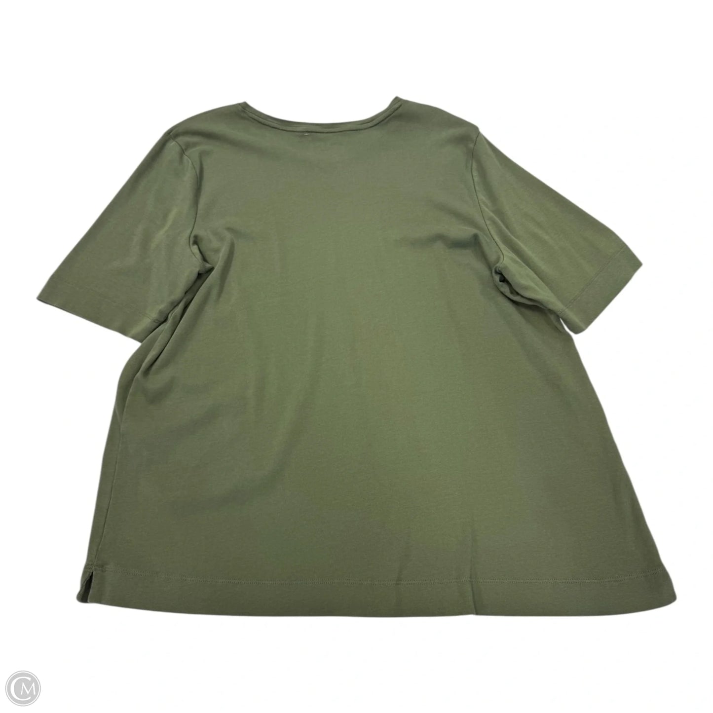 Top Short Sleeve Basic By Chicos In Green, Size: 4 (2x)