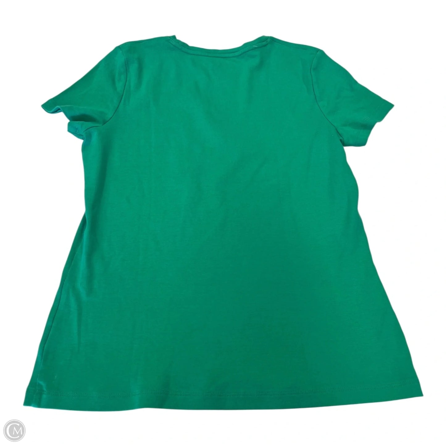 Top Short Sleeve Basic By Talbots In Green, Size: S
