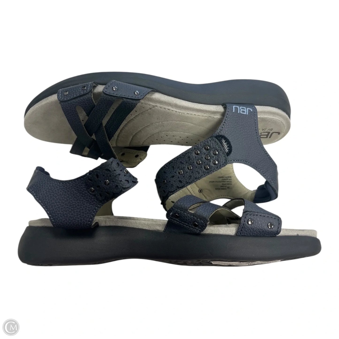 Sandals Flats By Jbu By Jambu In Navy, Size: 7.5