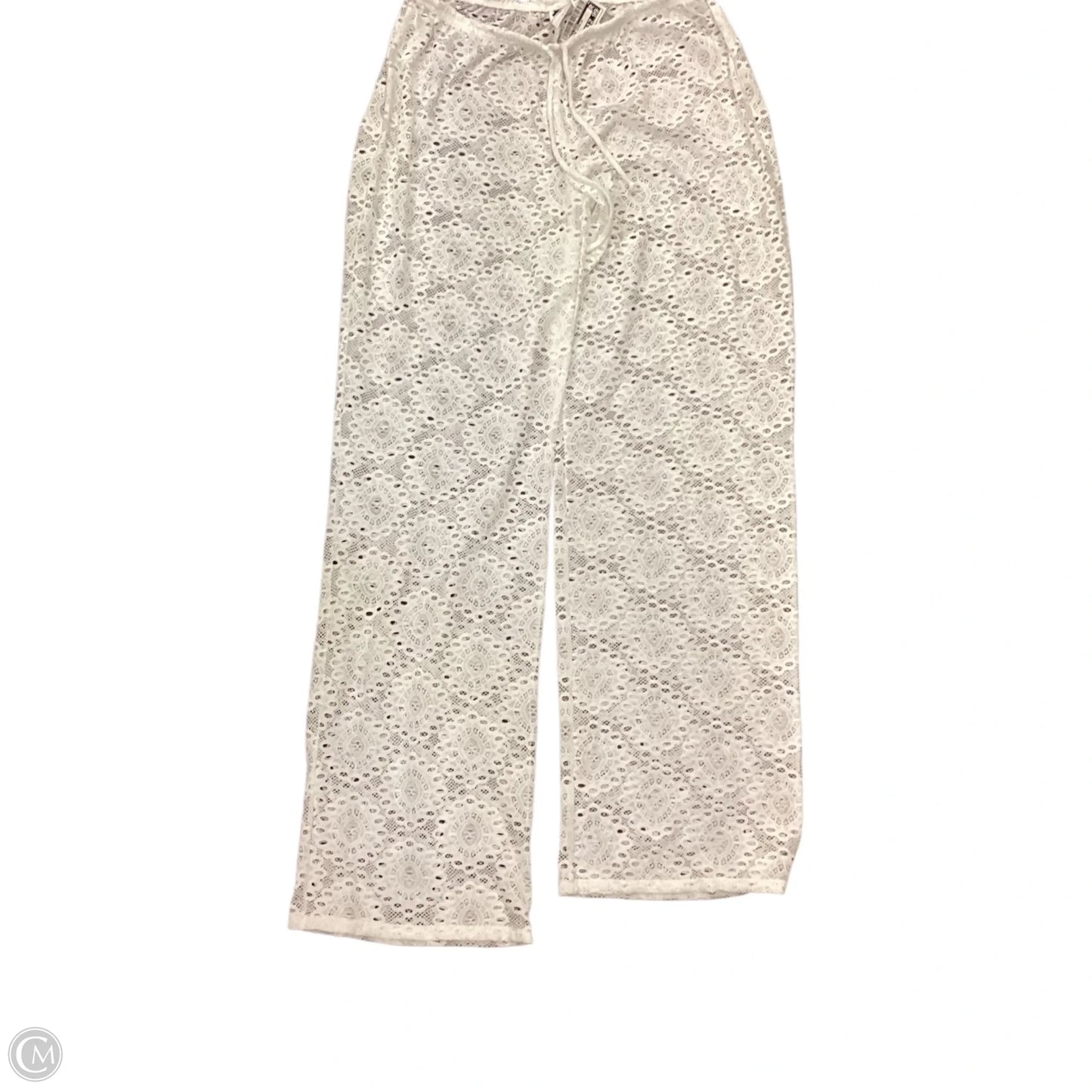 Swimwear Cover-up By Shelli Segal In White, Size: L