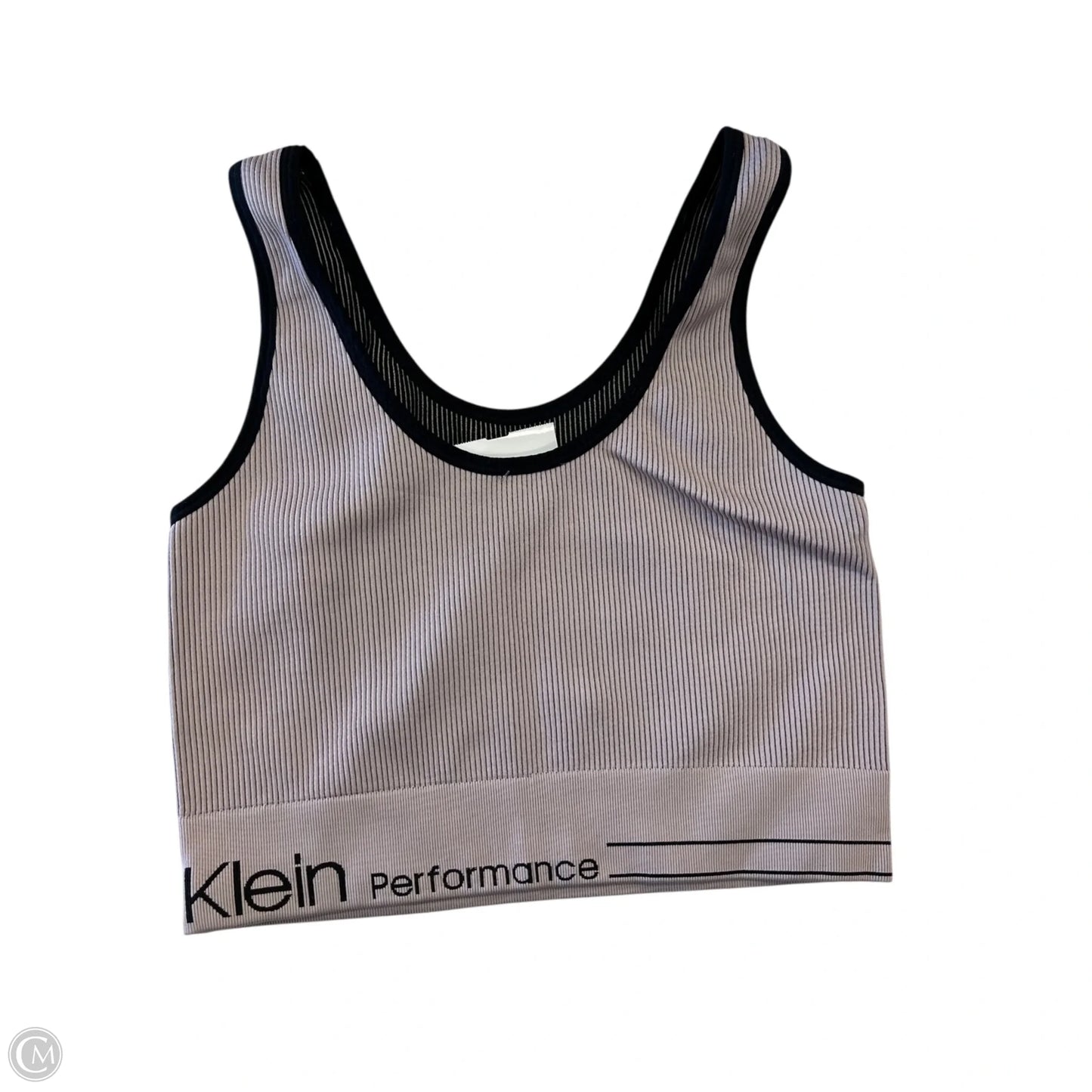 Athletic Bra By Calvin Klein In Mauve, Size: Xl