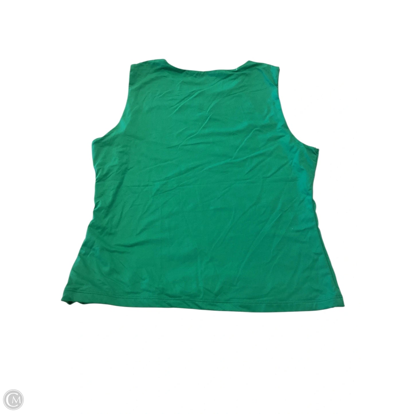 Top Sleeveless By Tahari By Arthur Levine In Green, Size: L