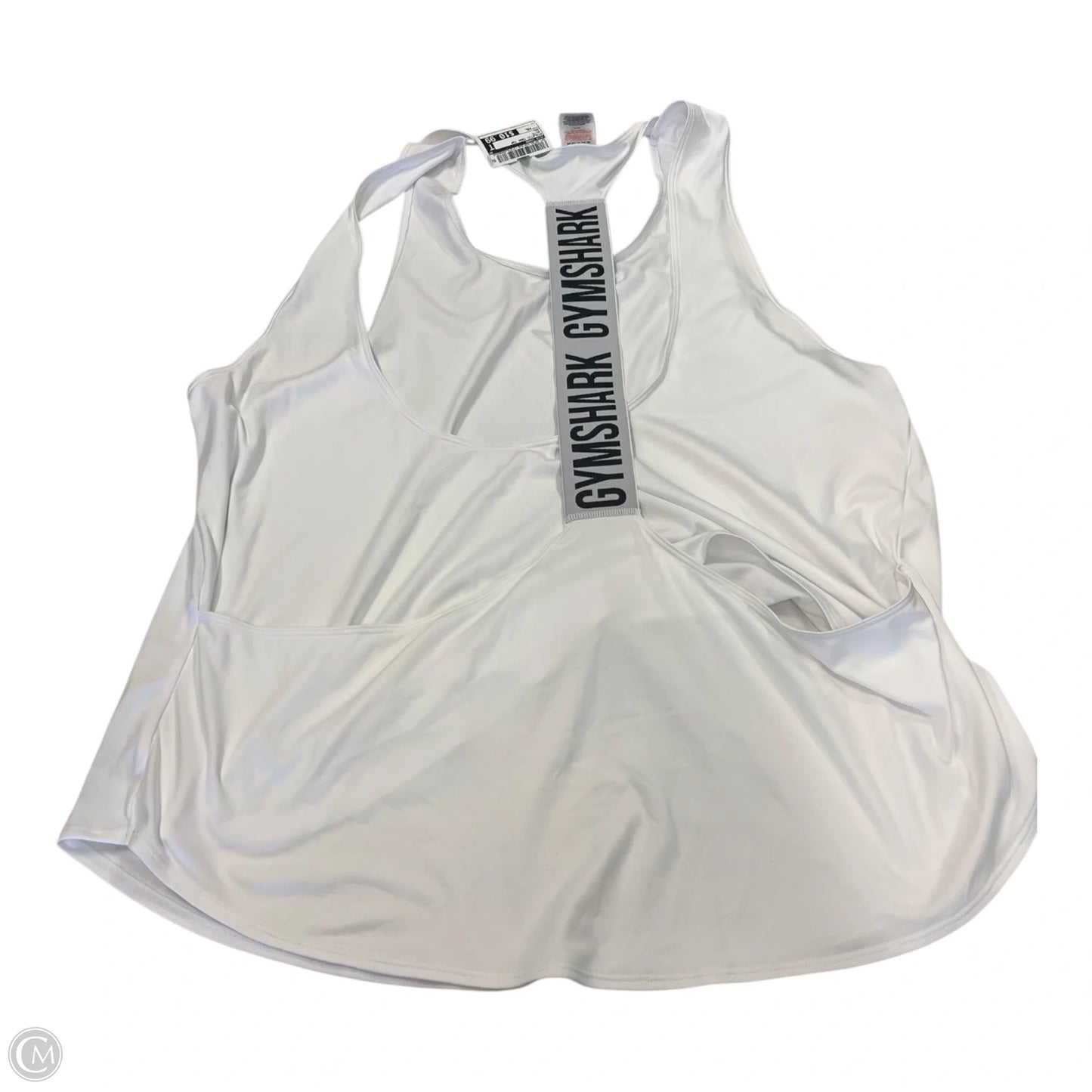Athletic Tank Top By Gym Shark In White, Size: Xxl