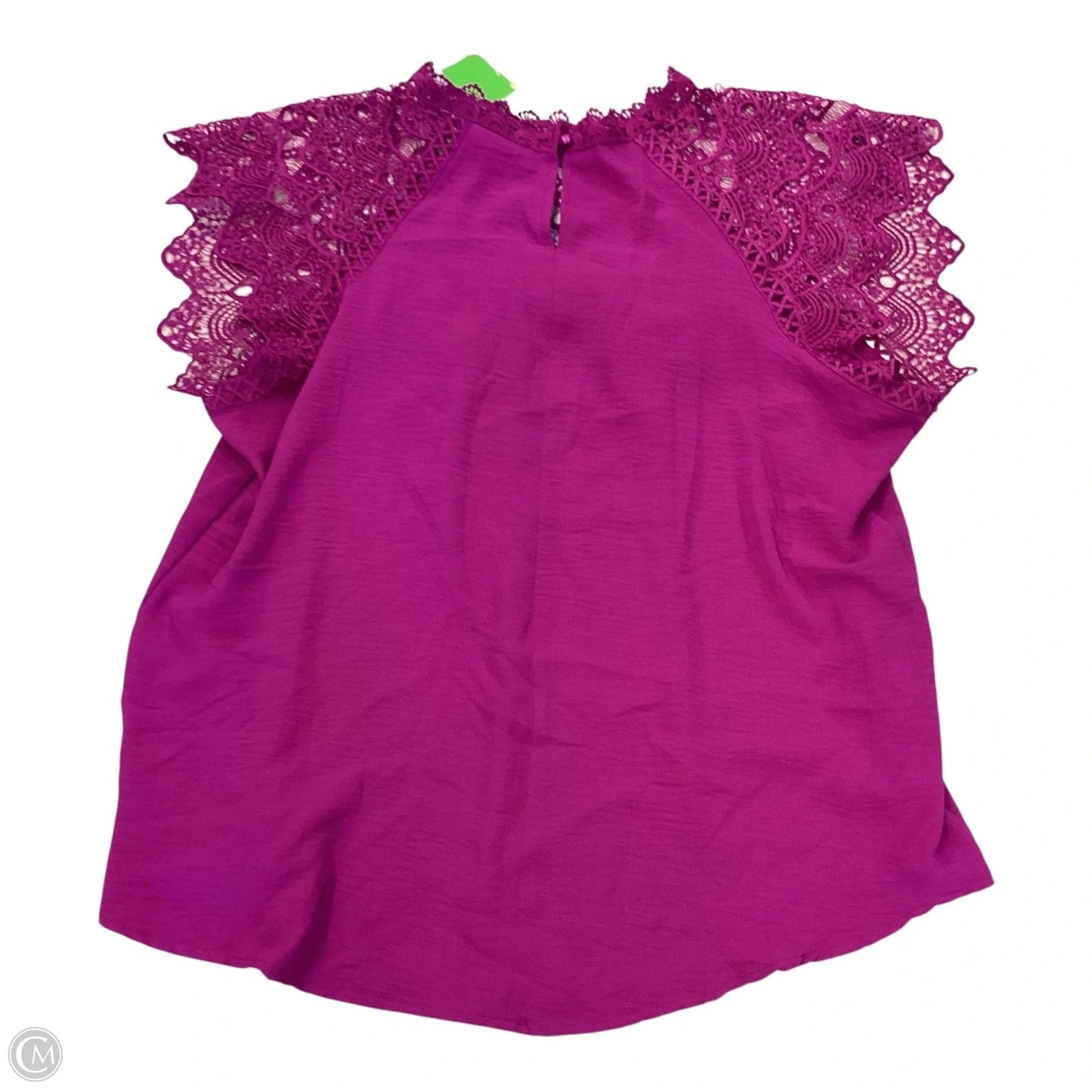 Top Short Sleeve By Clothes Mentor In Purple, Size: 2x