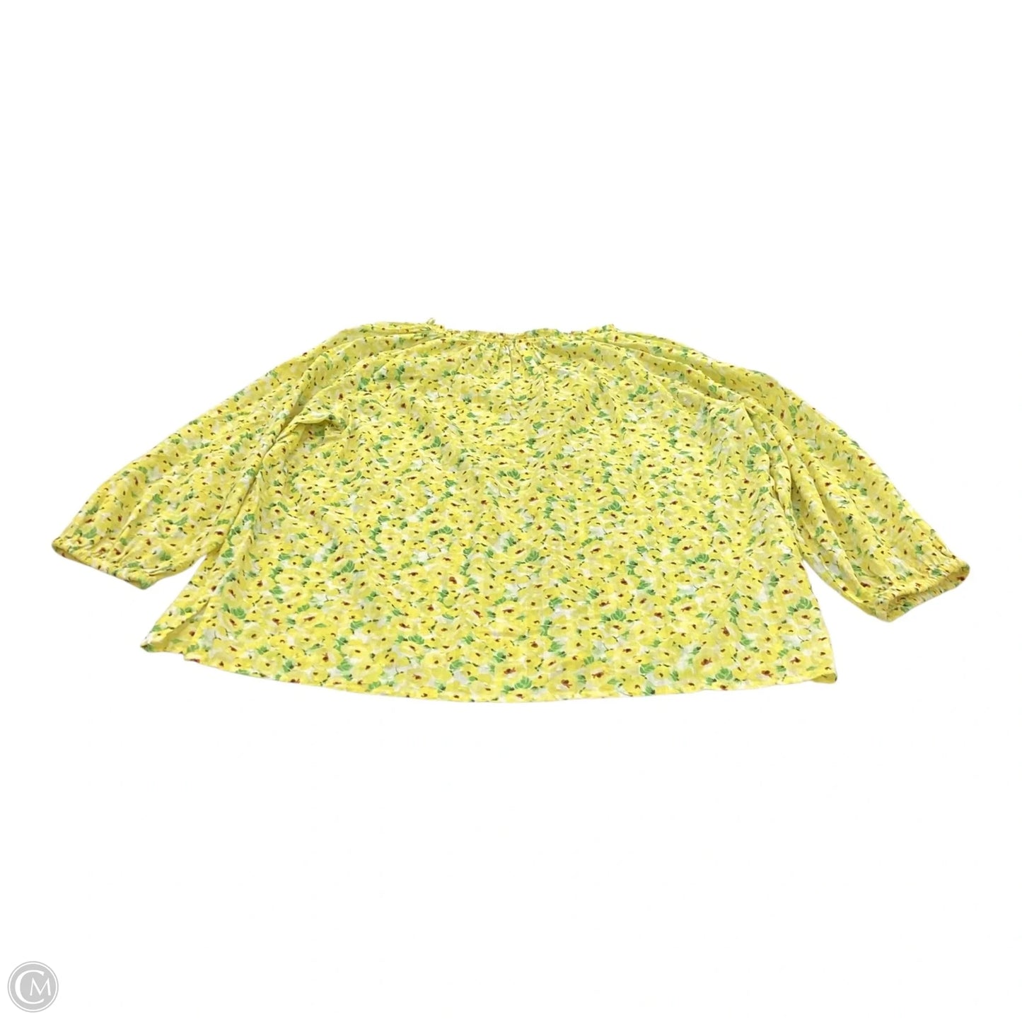 Top Long Sleeve By Loft In Yellow, Size: S