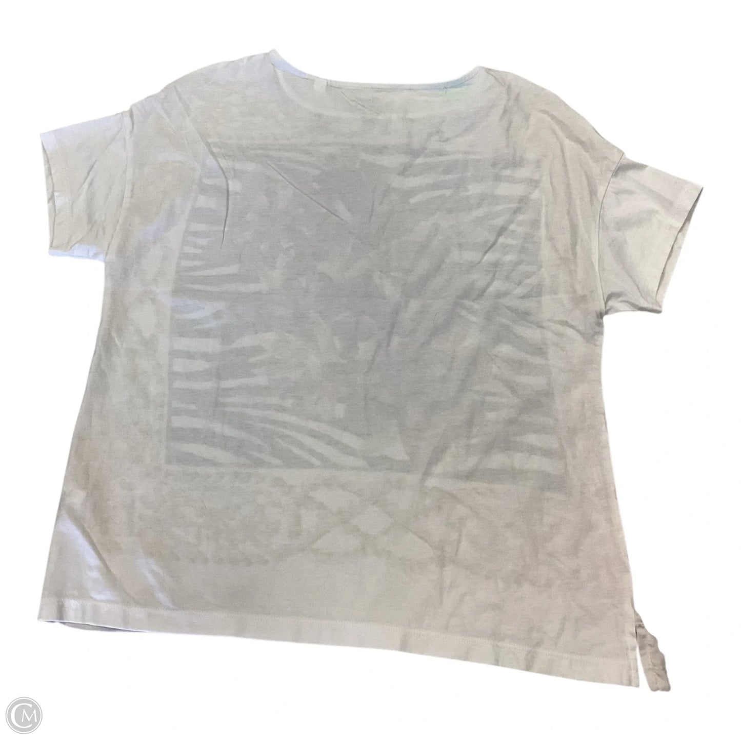 Top Short Sleeve By Chicos In Multi-colored, Size: M