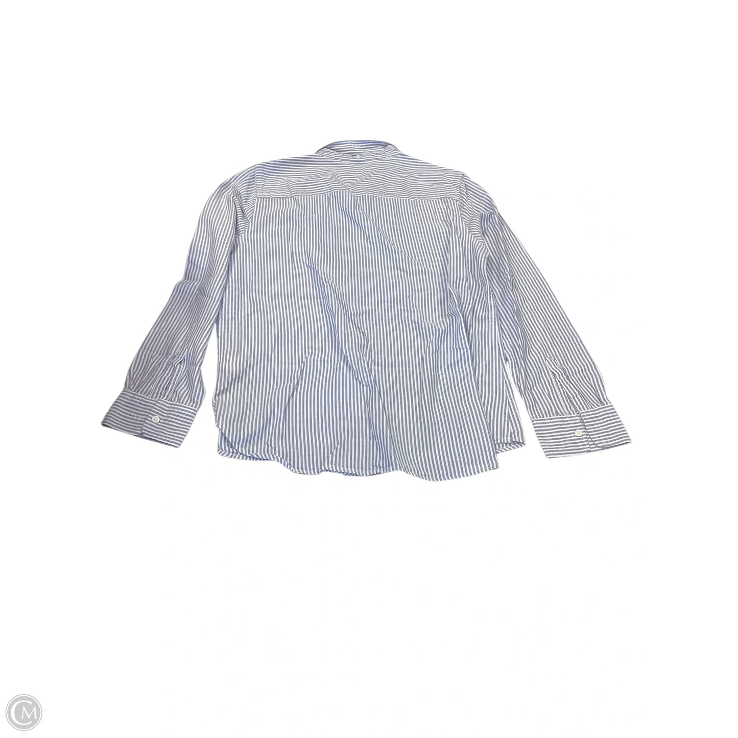 Top Long Sleeve By Gap In Striped Pattern, Size: M