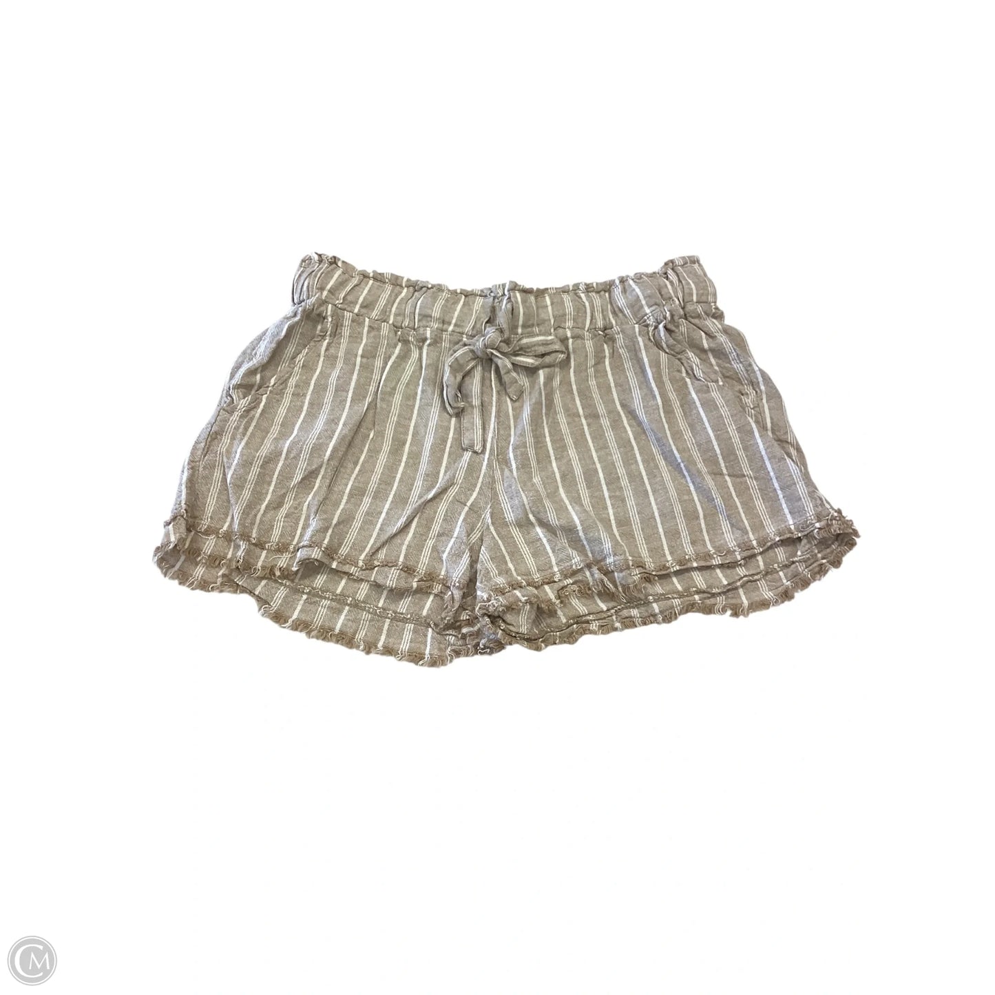 Shorts By Clothes Mentor In Tan, Size: L