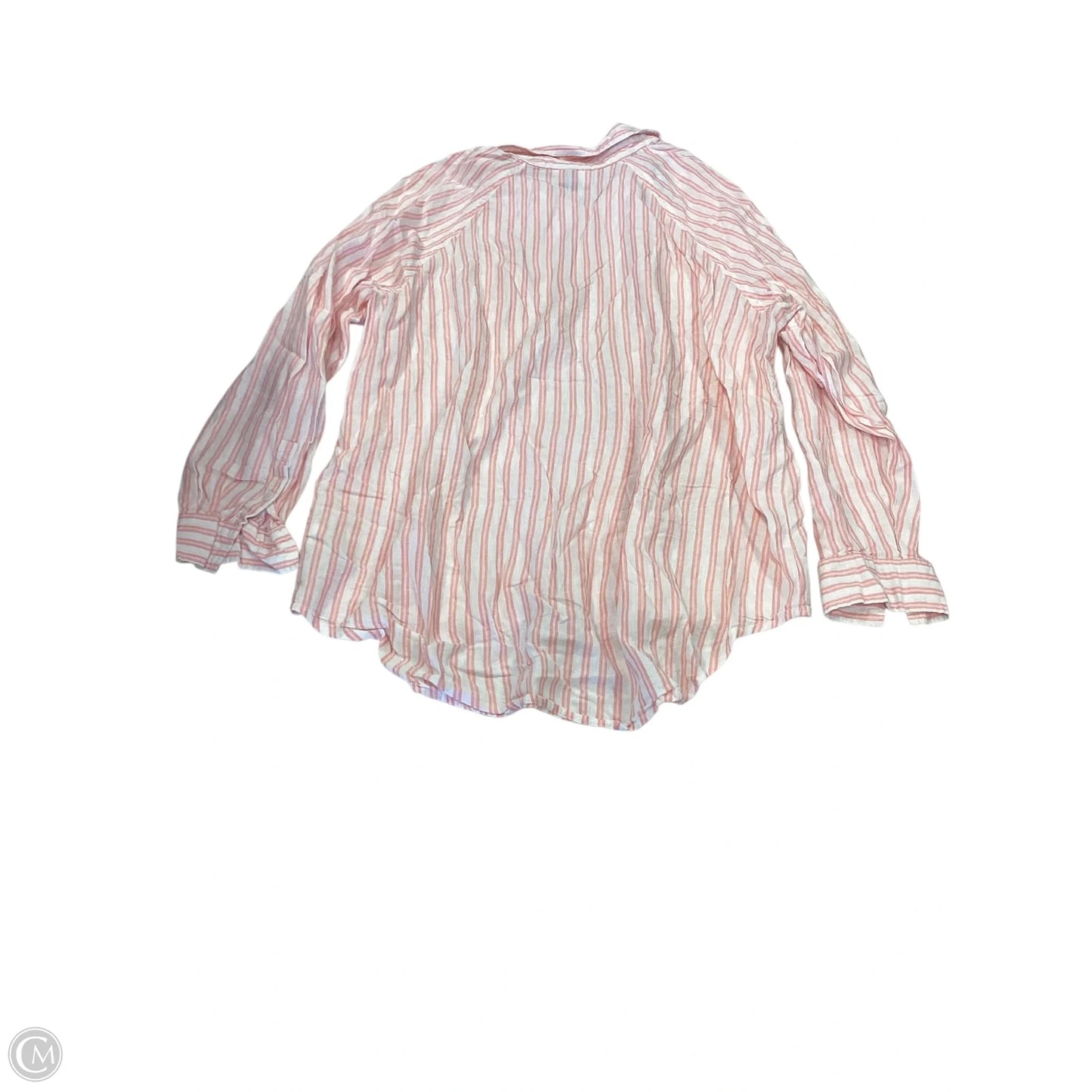 Top Long Sleeve By Universal Thread In Striped Pattern, Size: L