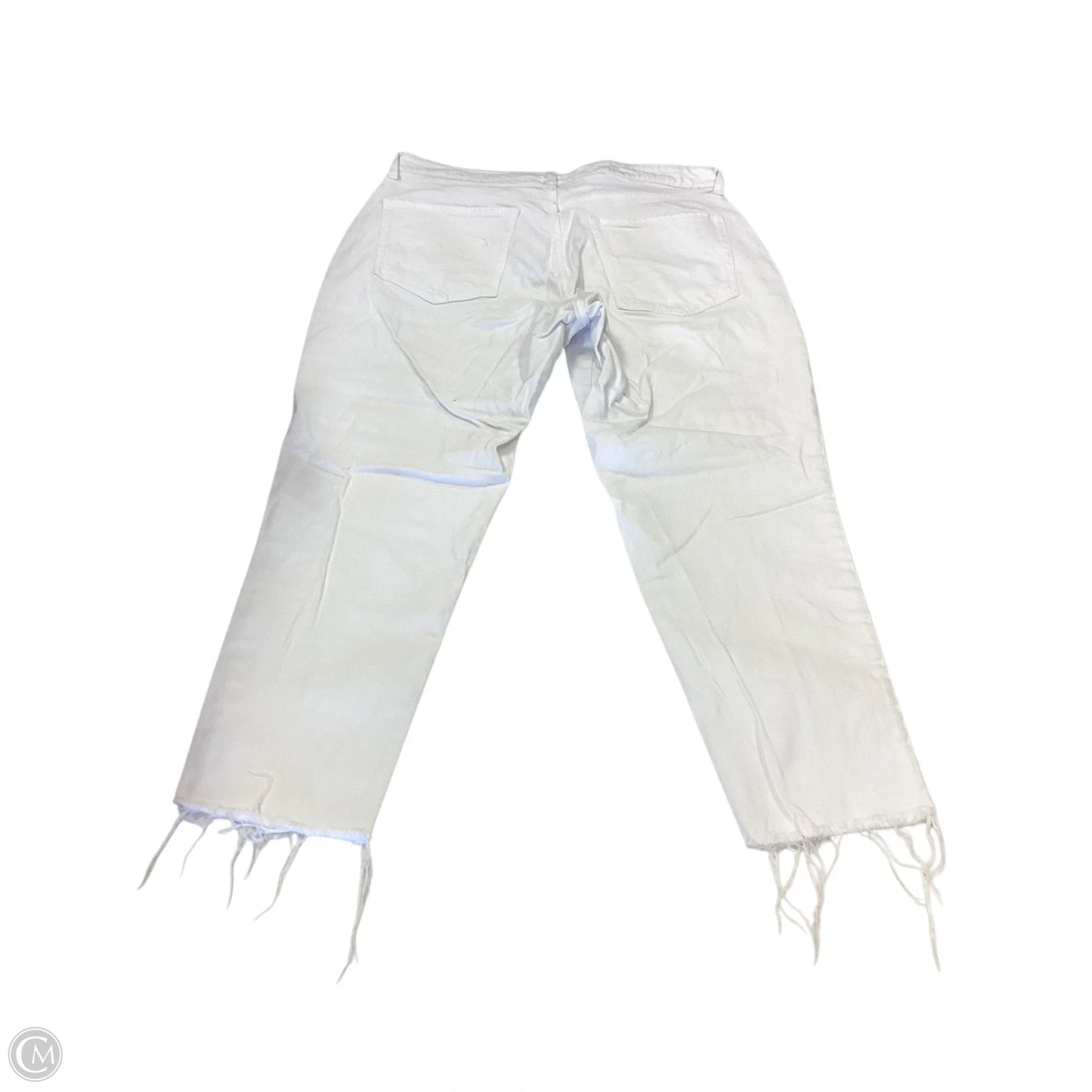 Jeans Straight By Old Navy In White, Size: 16