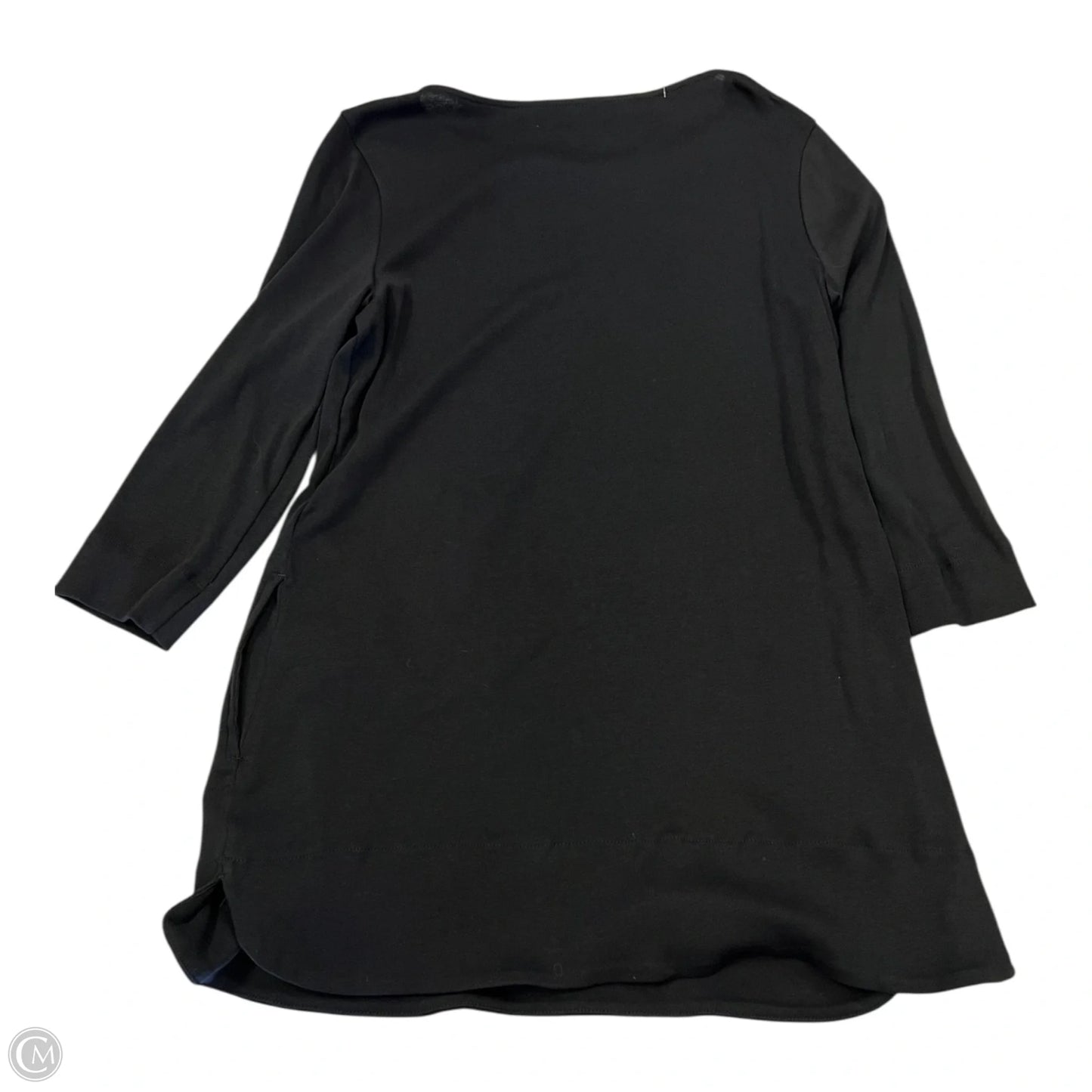 Tunic 3/4 Sleeve By Chicos In Black, Size: M