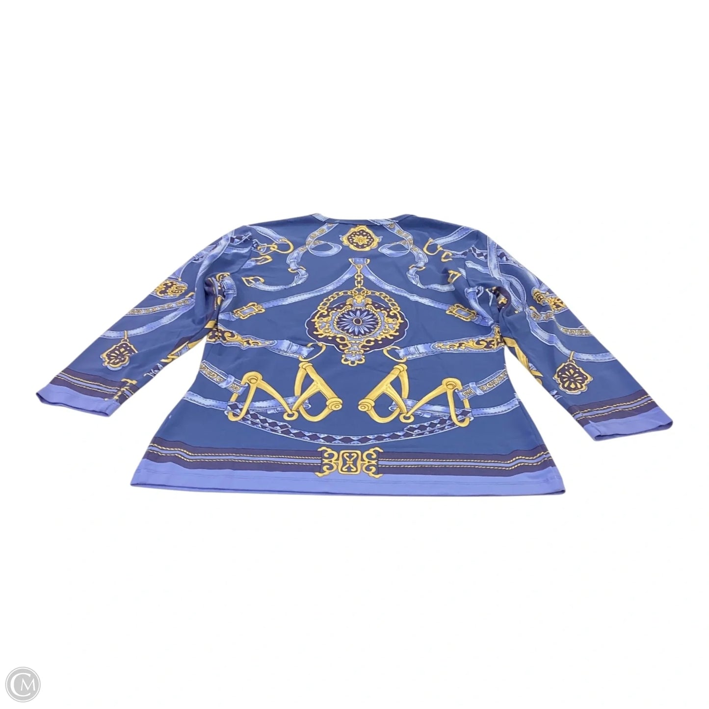 Top 3/4 Sleeve By J Mclaughlin In Blue, Size: Xs