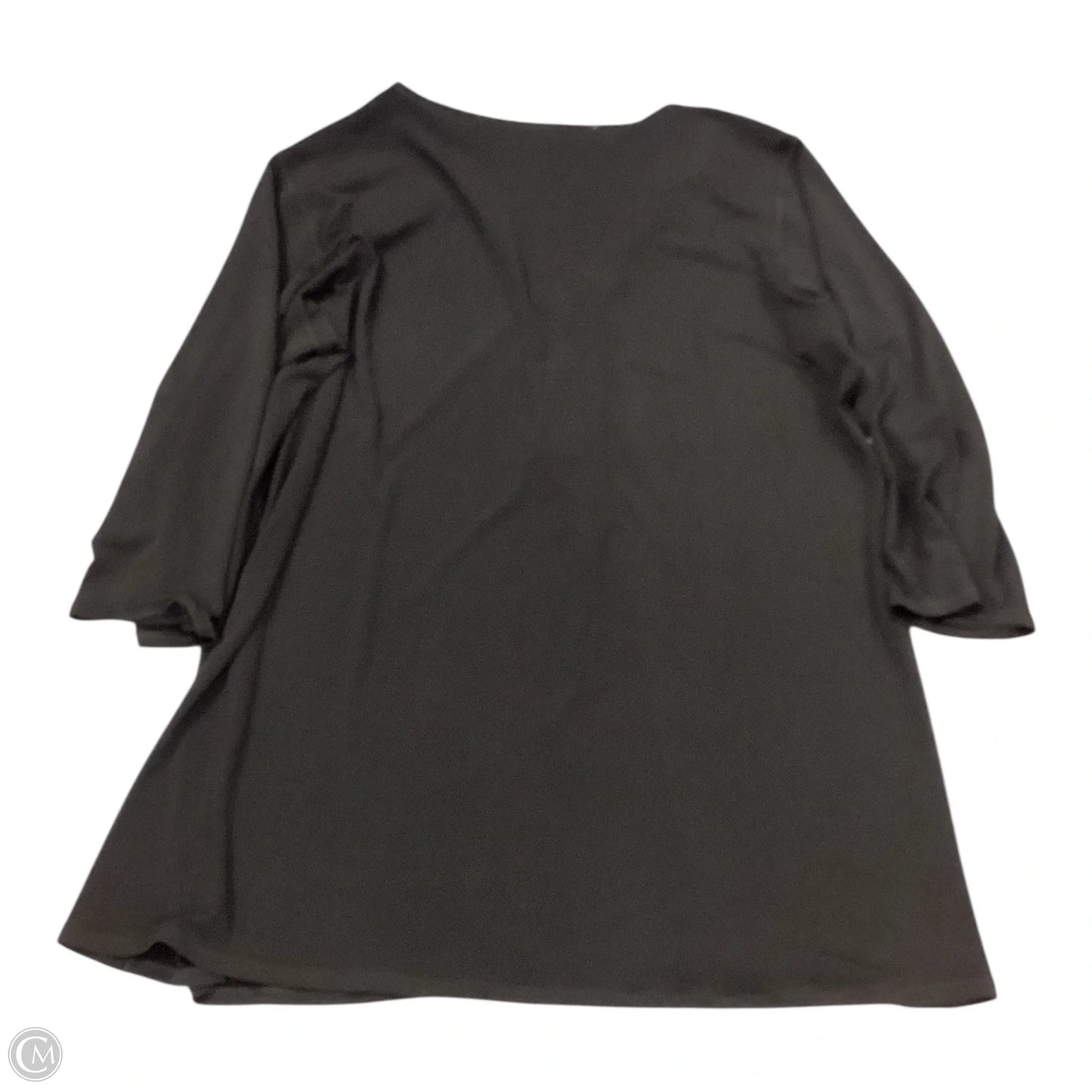 Top 3/4 Sleeve By Cmc In Black, Size: Xl