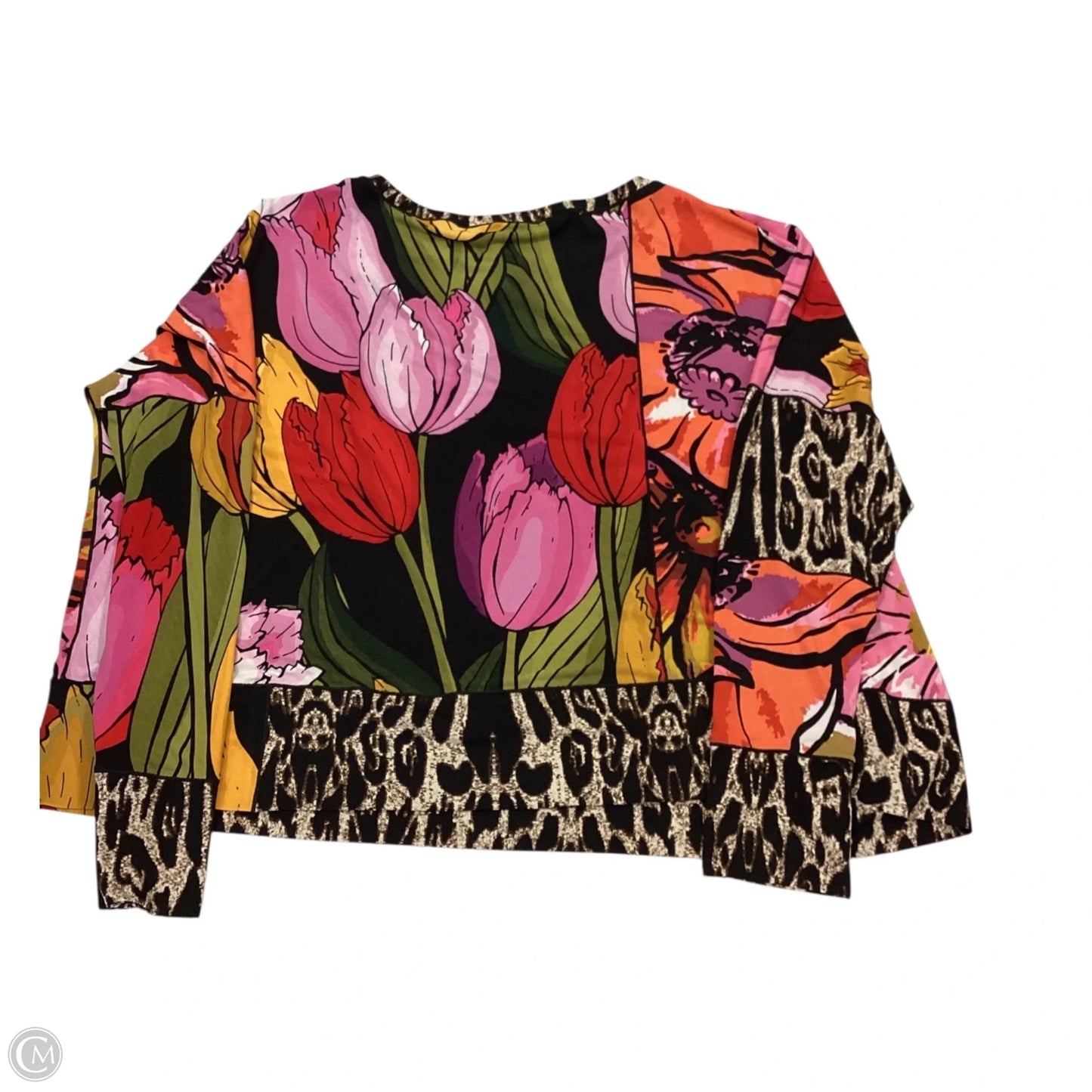 Top Long Sleeve By Cmc In Multi-colored, Size: L