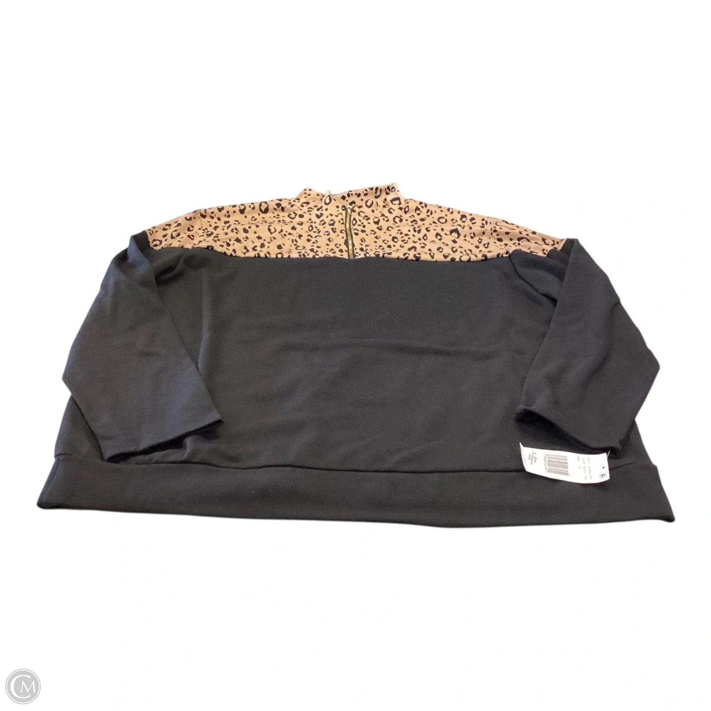 Top Long Sleeve By Moa Moa In Multi-colored, Size: 2x