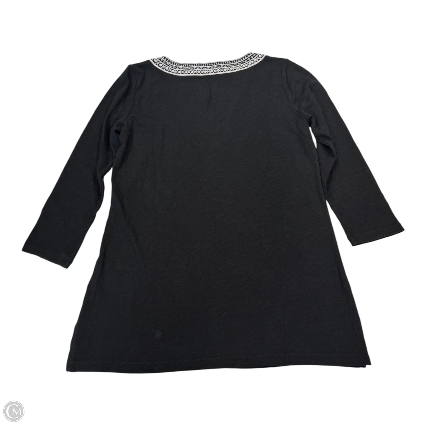 Top Long Sleeve By Talbots In Black, Size: Xs