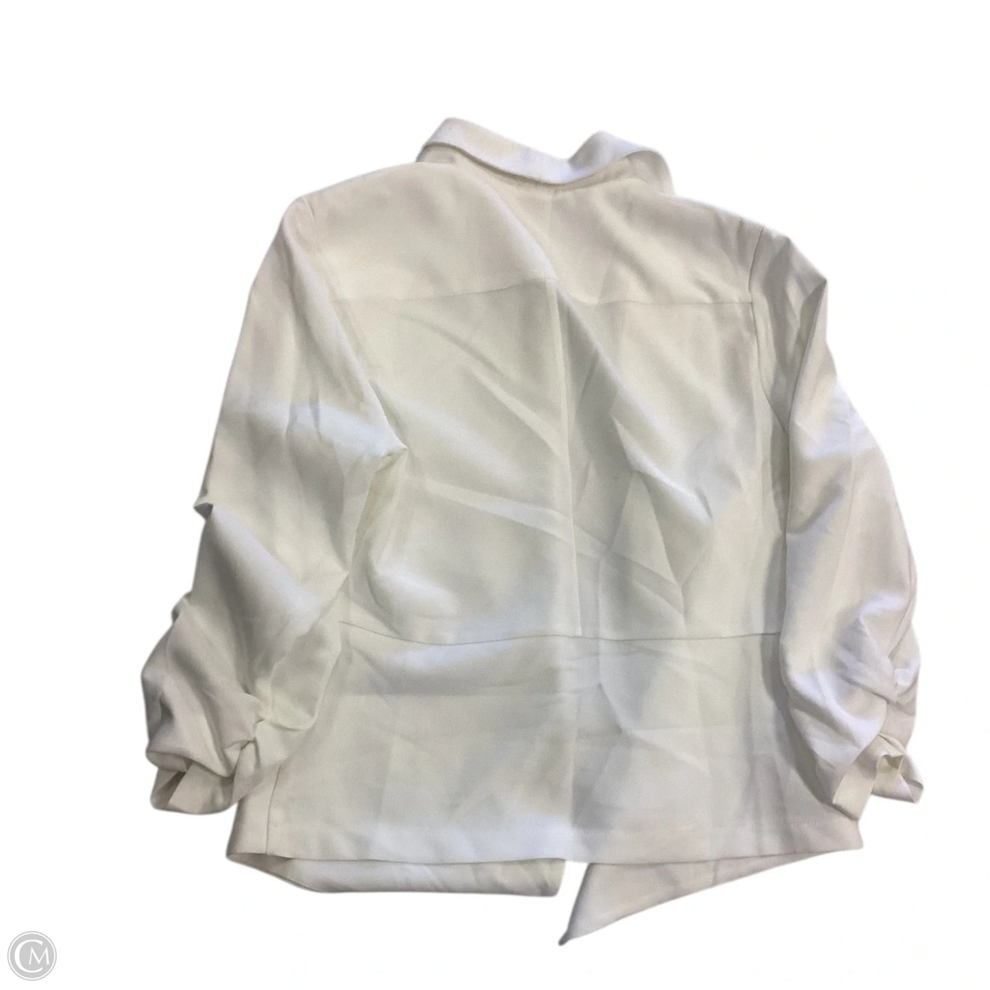 Blazer By Clothes Mentor In White, Size: 6