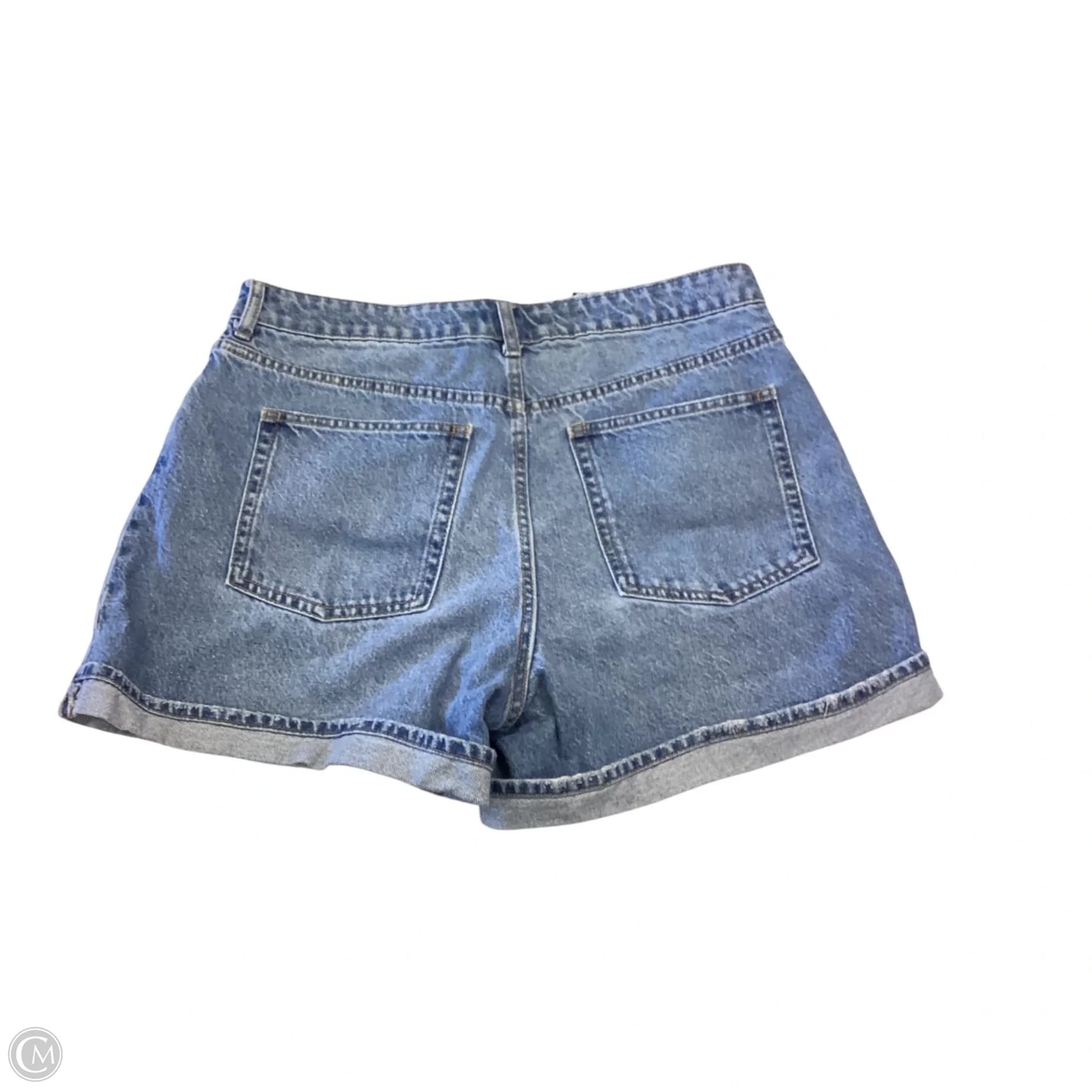 Shorts By H&m In Blue Denim, Size: 14