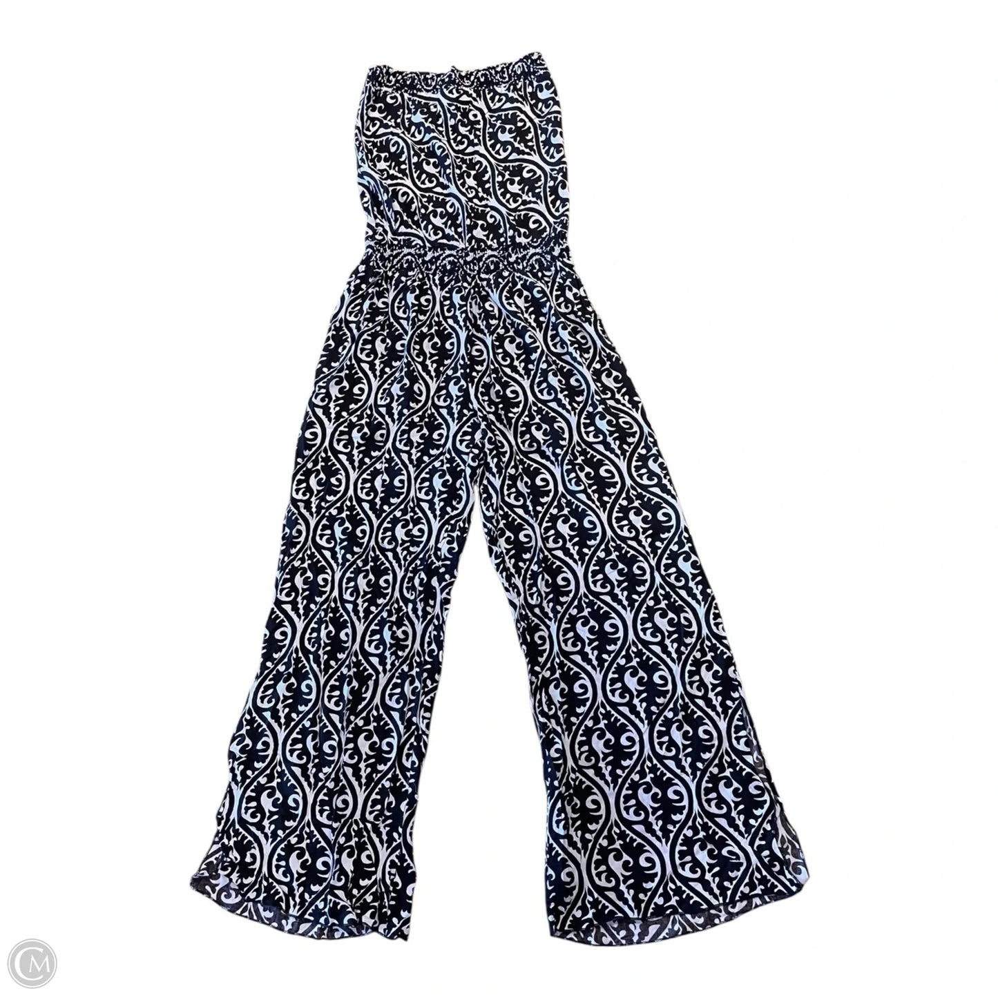 Jumpsuit By Clothes Mentor In Black & White, Size: S