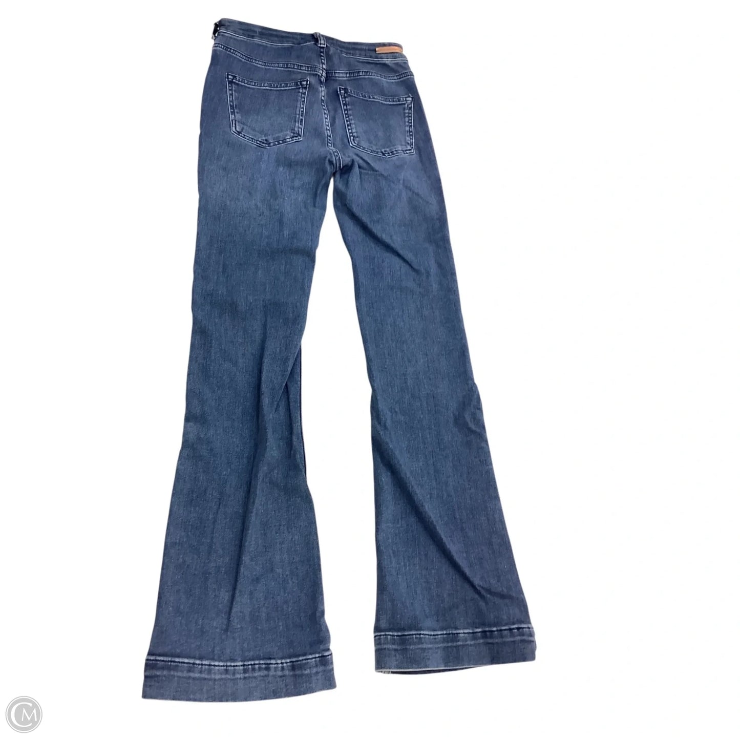 Jeans Flared By Pilcro In Blue Denim, Size: 2