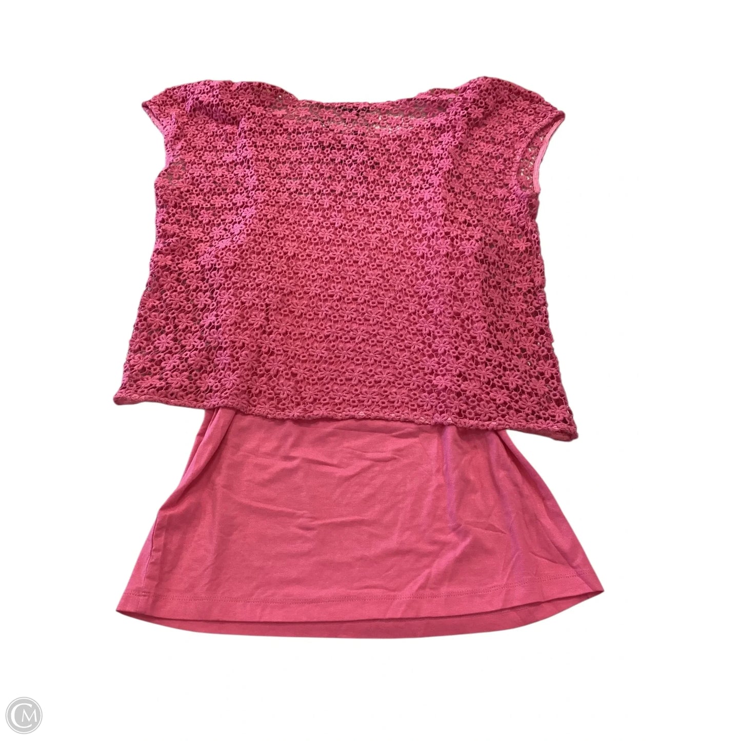 Top Short Sleeve By Yest In Pink, Size: 10