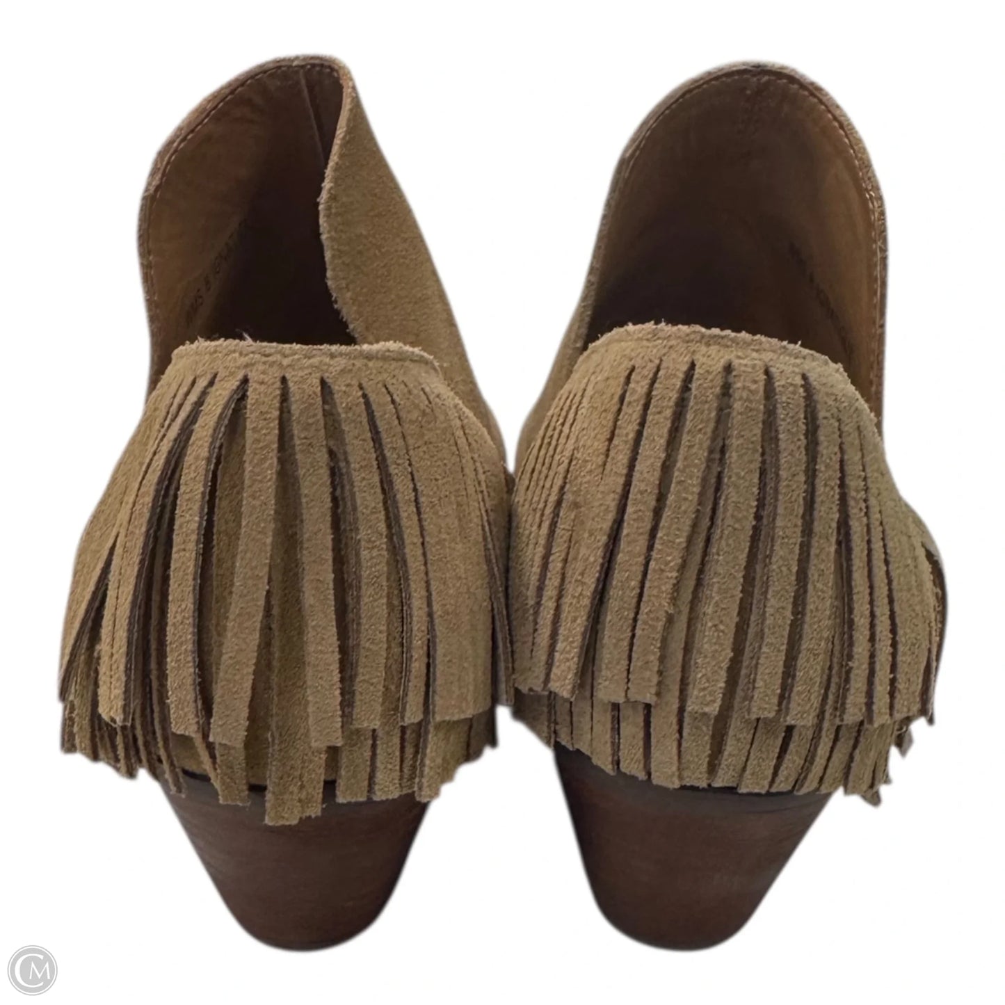 Boots Ankle Heels By Report In Tan, Size: 8