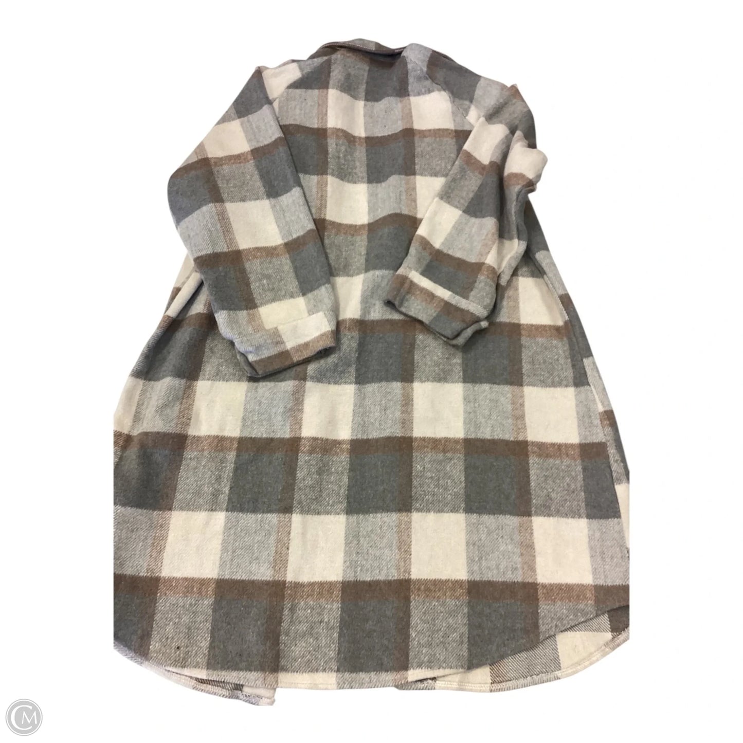 Jacket Shirt By Lucky & Blessed In Plaid Pattern, Size: 2x