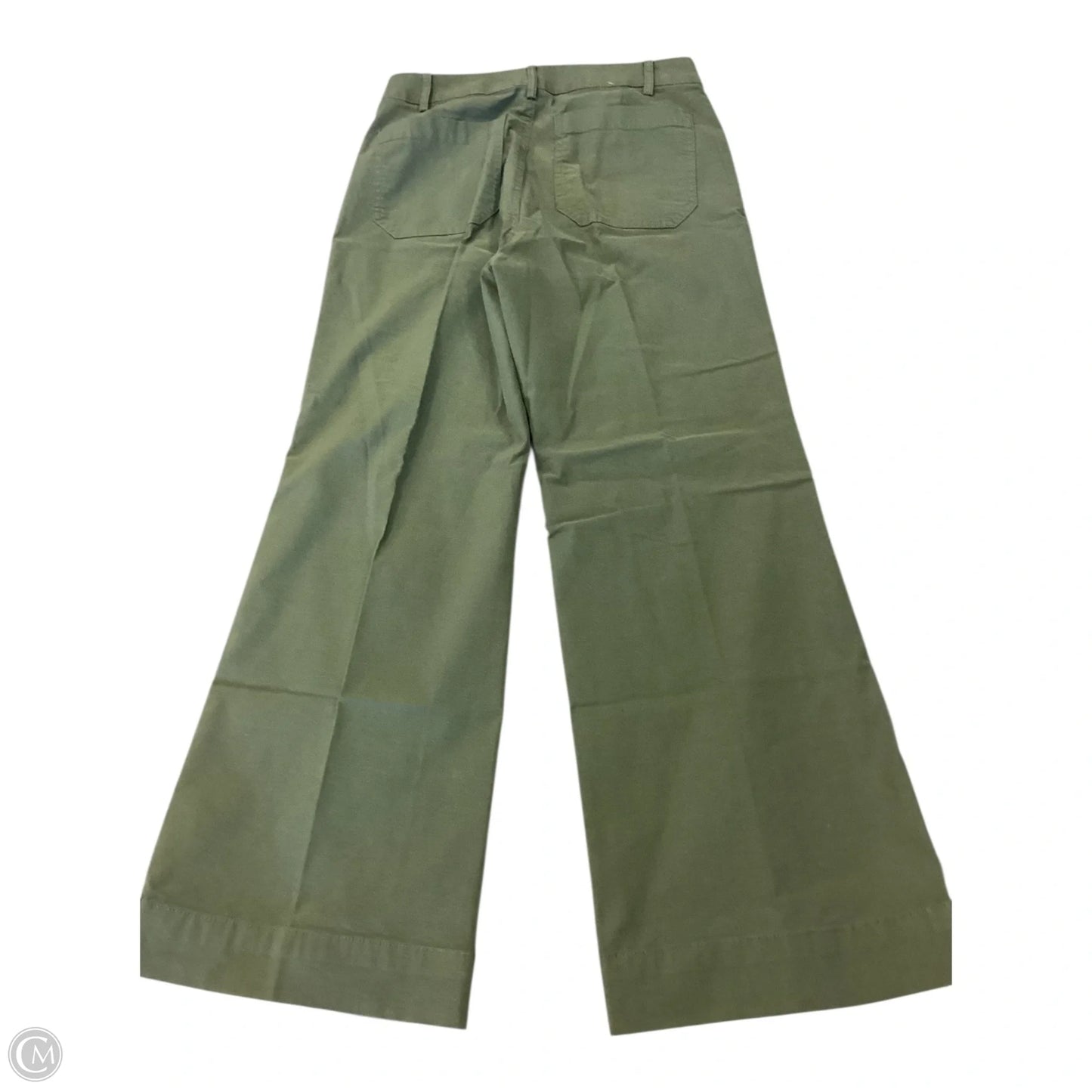 Pants Wide Leg By J. Crew In Green, Size: 6p