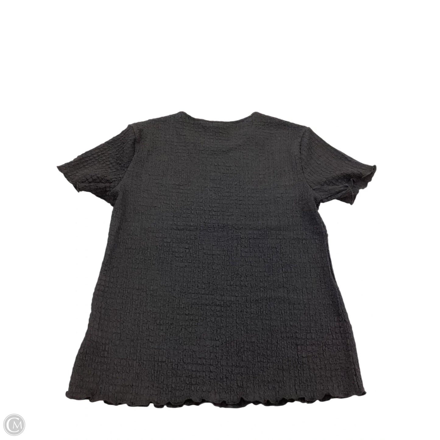 Top Short Sleeve By Tahari In Black, Size: Xl