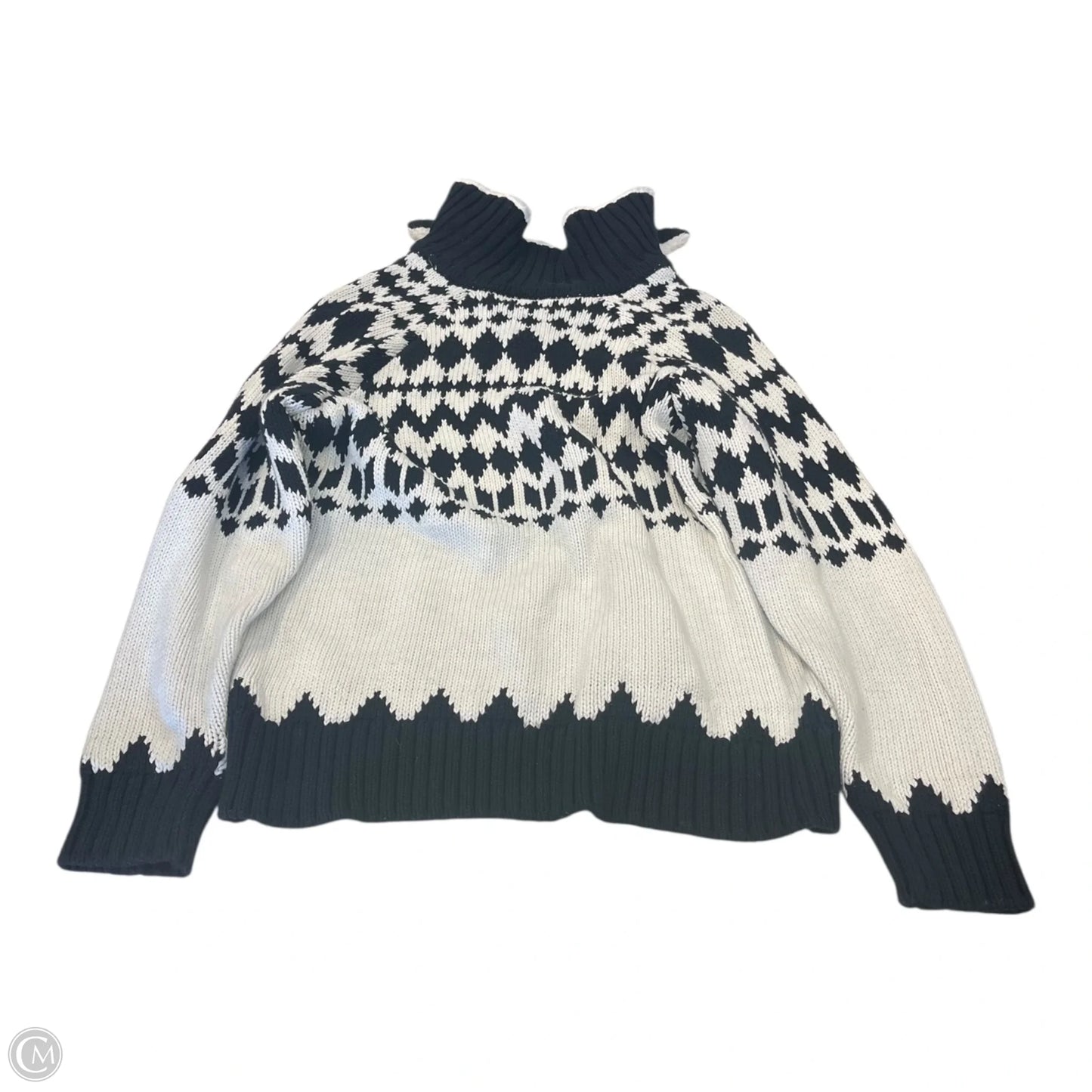 Jacket Shirt By Show Me Your Mumu In Black & White, Size: Xxl