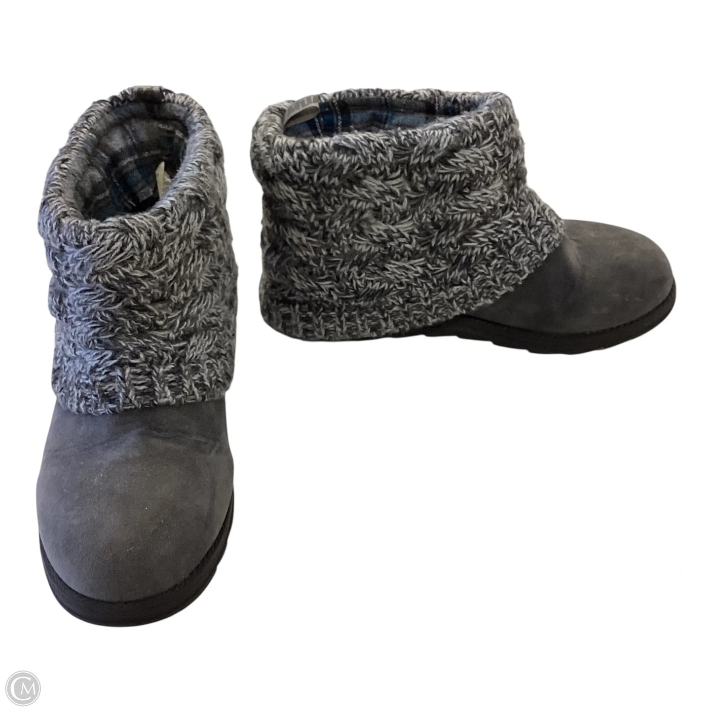 Boots Ankle Flats By Muk Luks In Grey, Size: 6