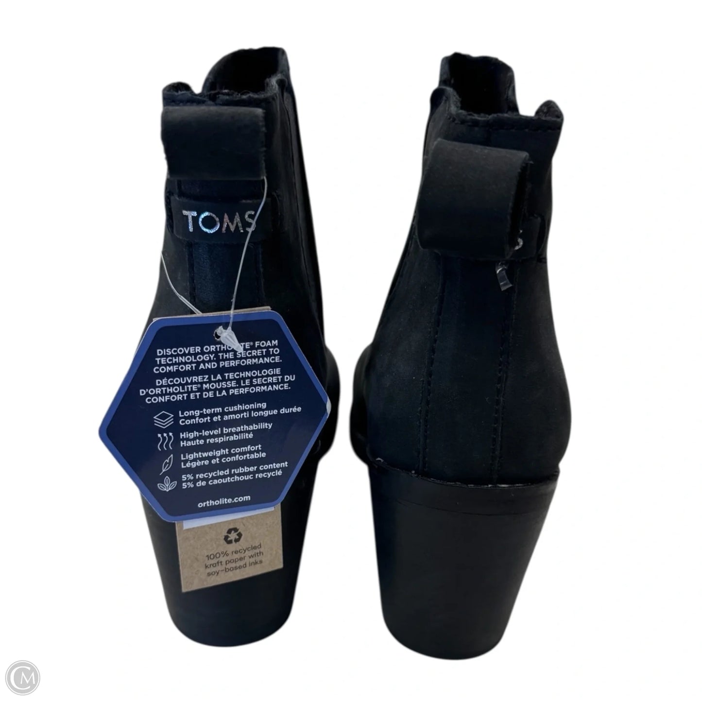 Boots Ankle Heels By Toms In Black, Size: 6