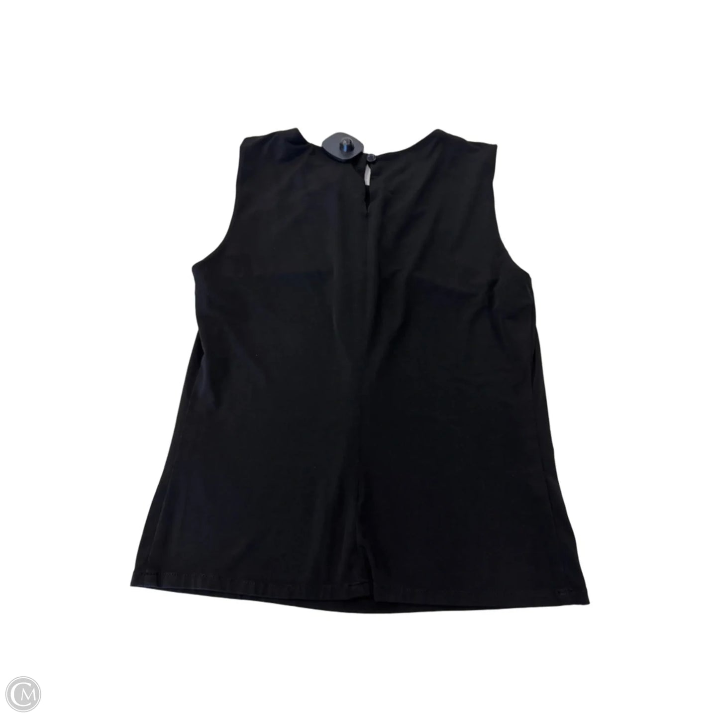 Blouse Sleeveless By Calvin Klein In Black, Size: Xs