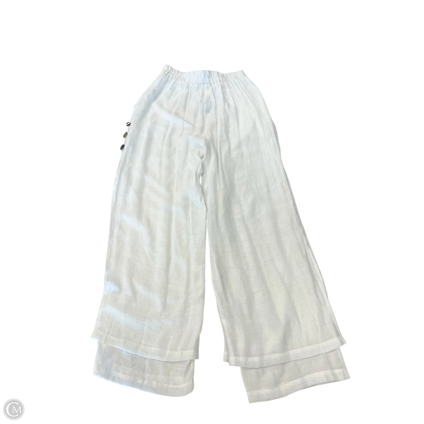 Pants Wide Leg By Clothes Mentor In White, Size: S