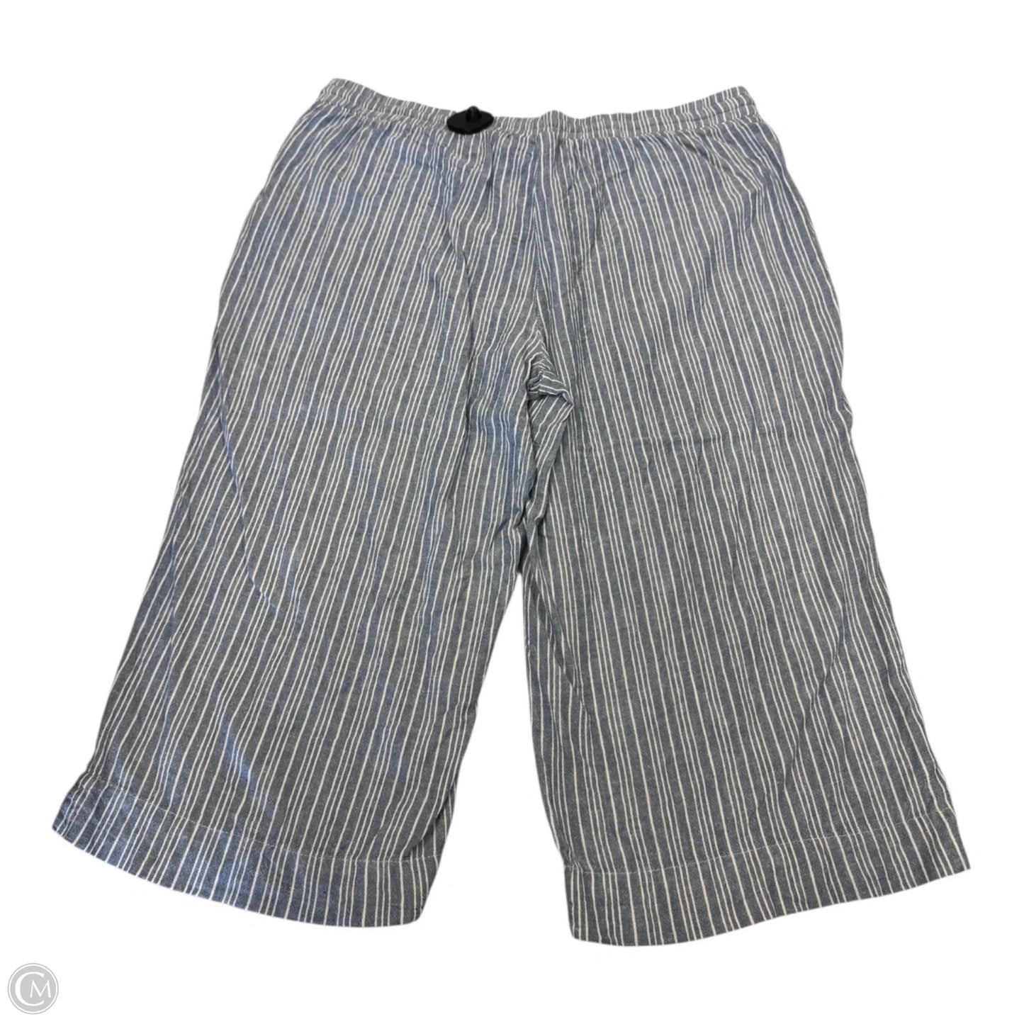 Capris By Clothes Mentor In Striped Pattern, Size: 2x
