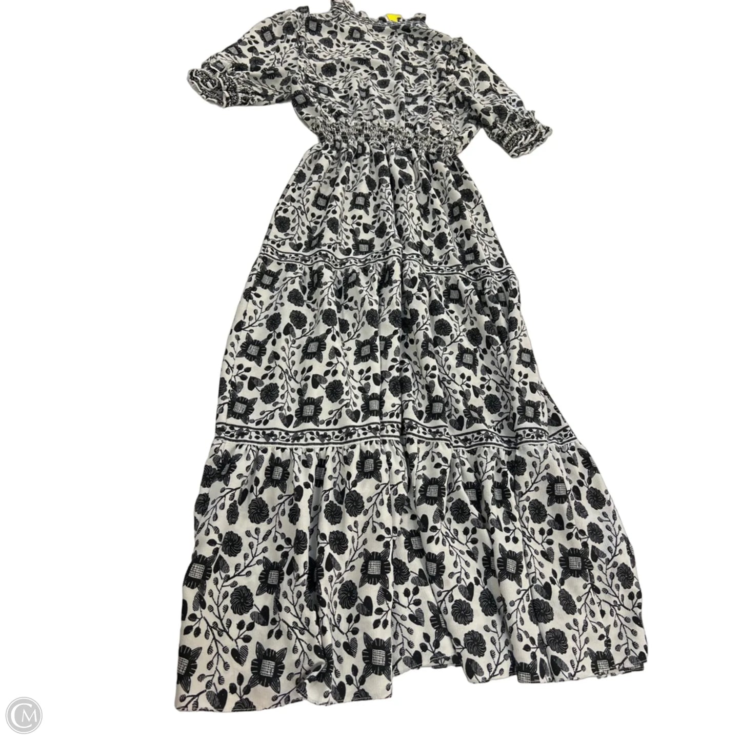 Dress Casual Maxi By Max Studio In Black & White, Size: L