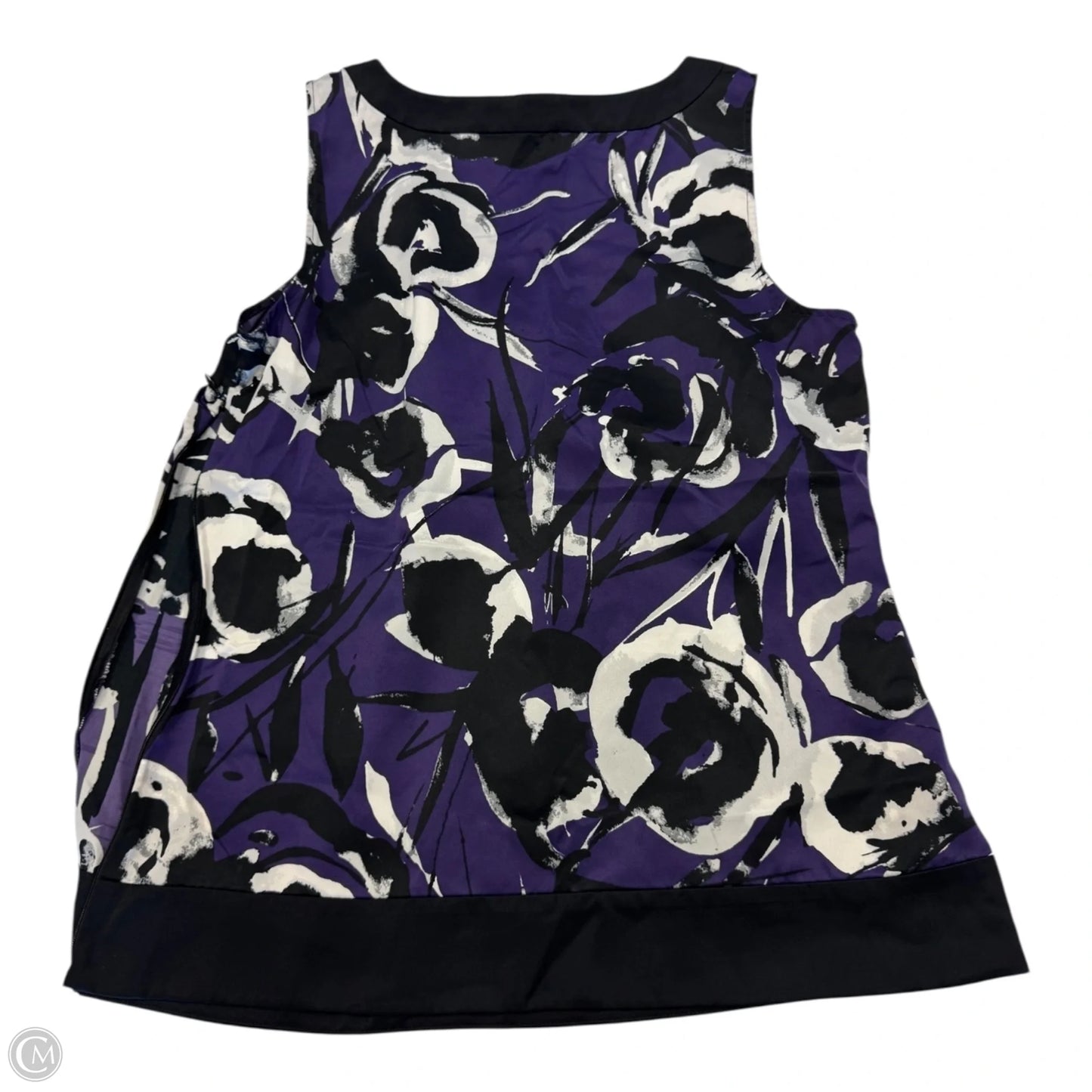 Top Sleeveless By Ann Taylor In Black, Size: 6